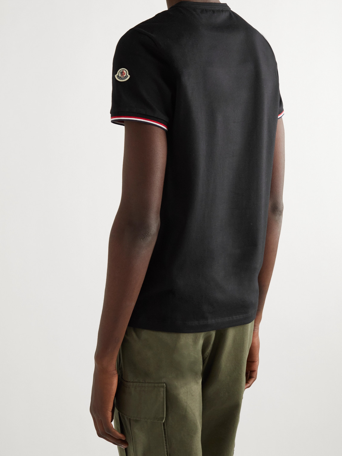 Moncler T-shirt In Black