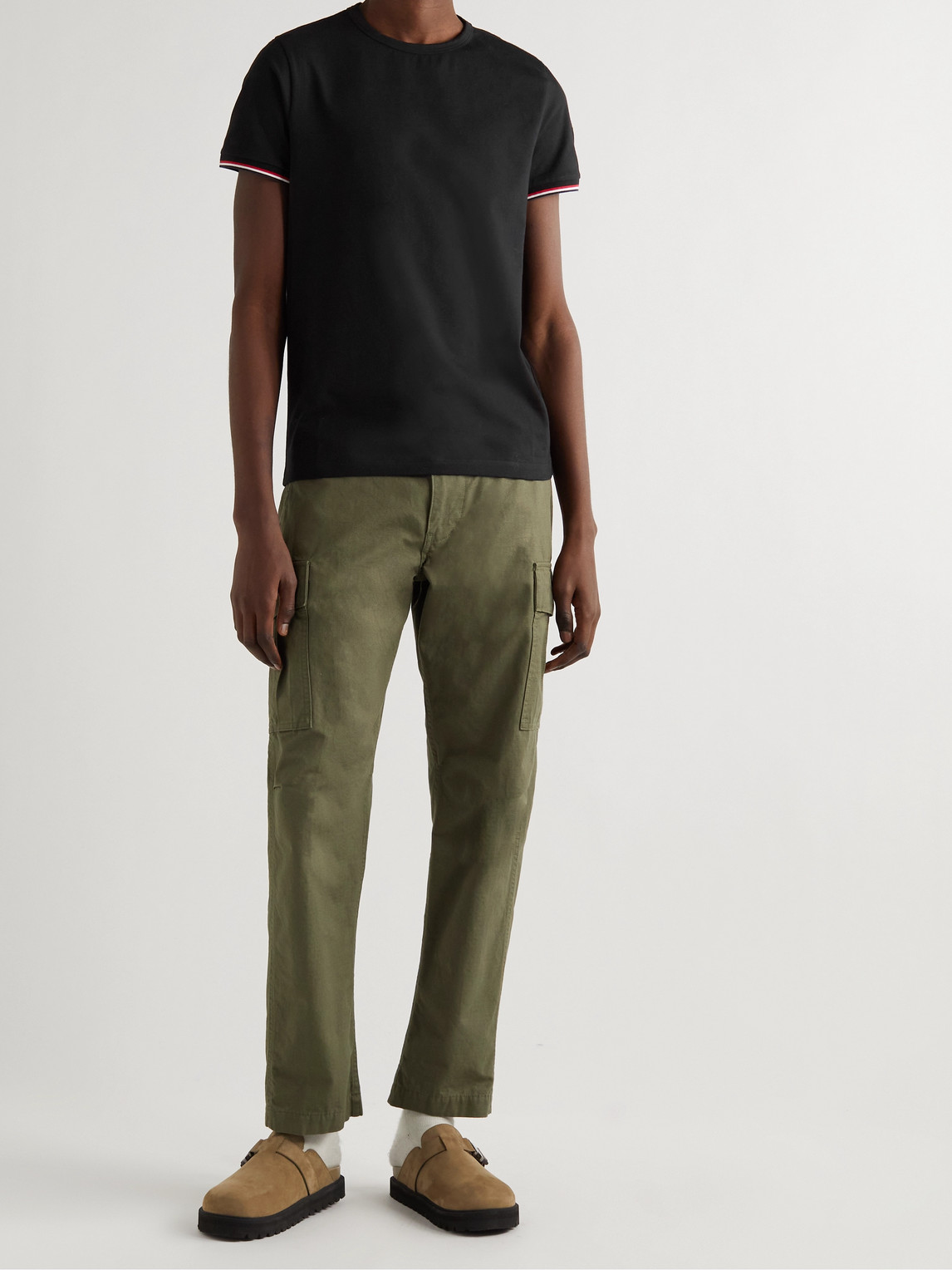Moncler T-shirt In Black