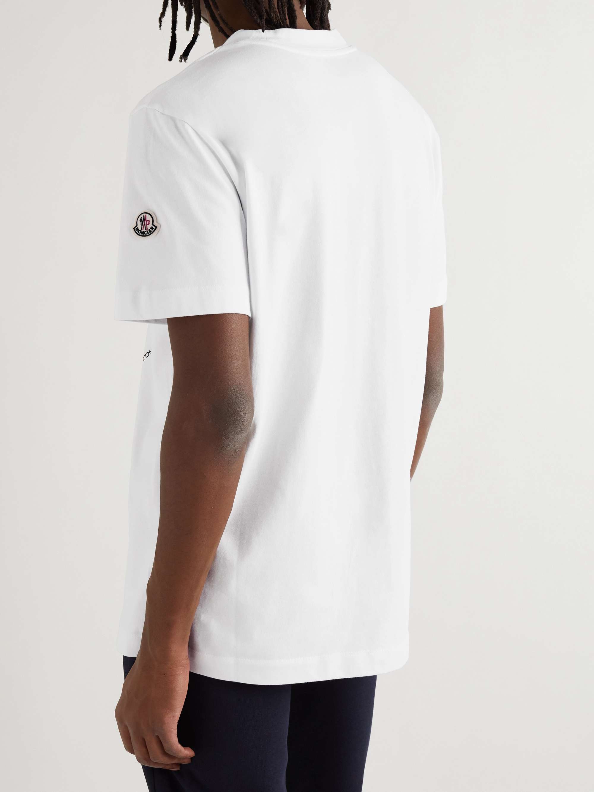 MONCLER Logo-Appliquéd Cotton-Jersey T-Shirt