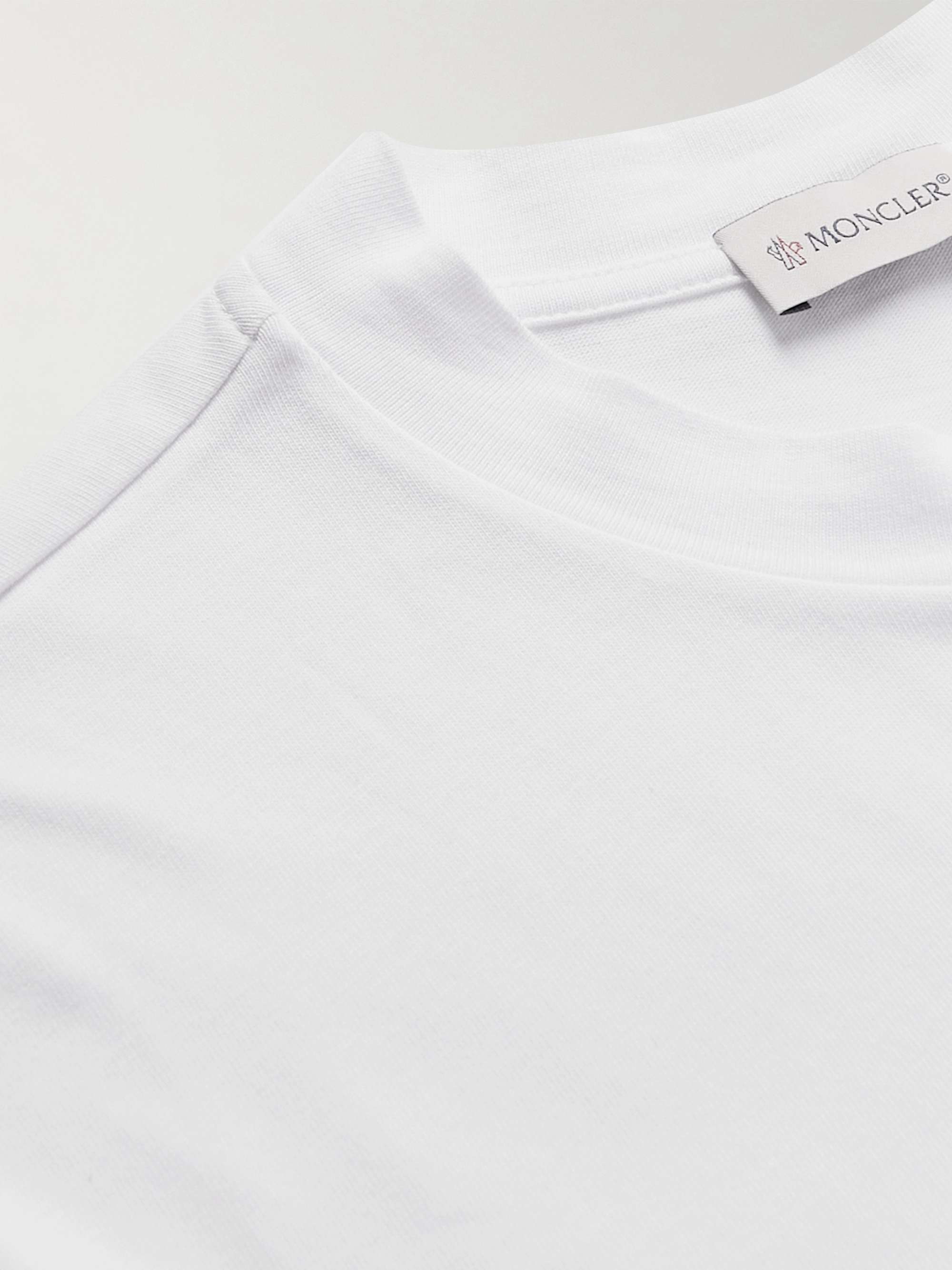 MONCLER Logo-Appliquéd Cotton-Jersey T-Shirt