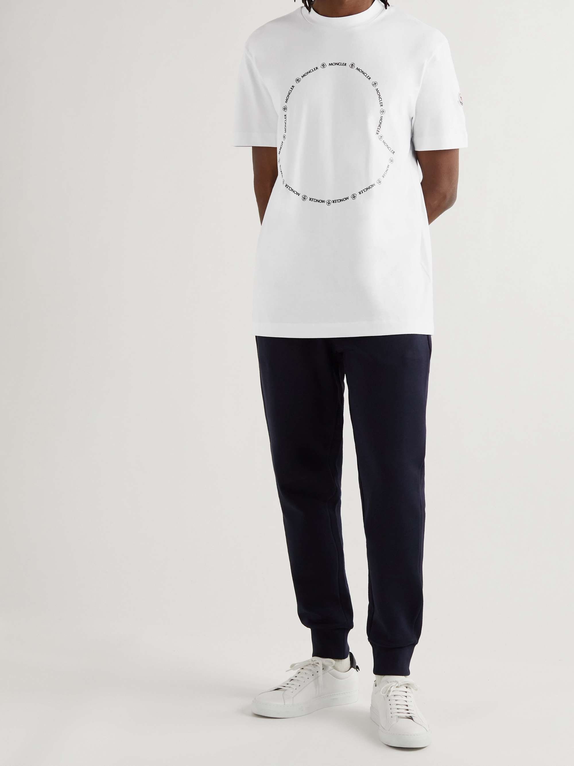 MONCLER Logo-Appliquéd Cotton-Jersey T-Shirt