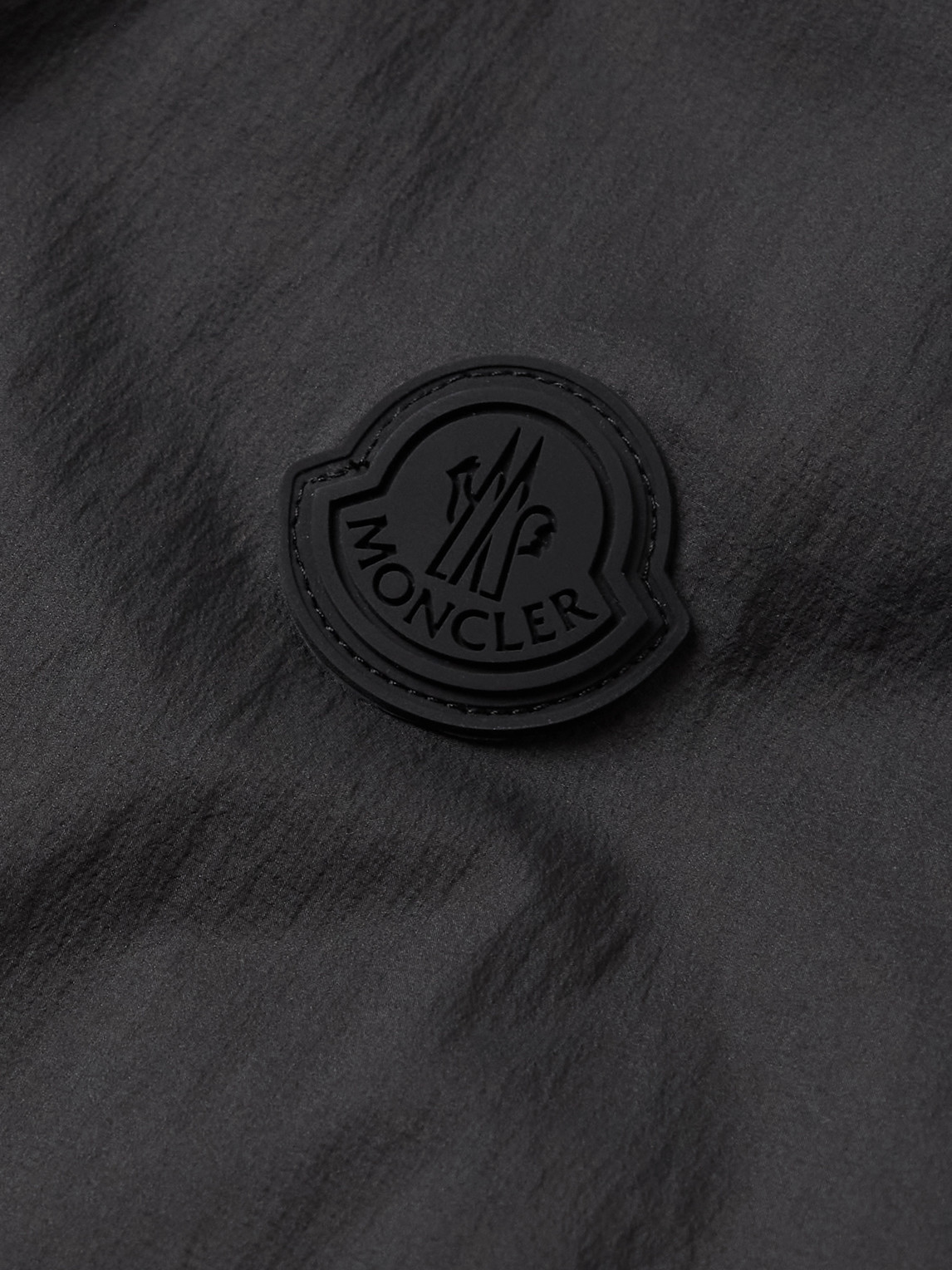 MONCLER ICHIRO LOGO-PRINT PADDED NYLON-RIPSTOP HOODED JACKET