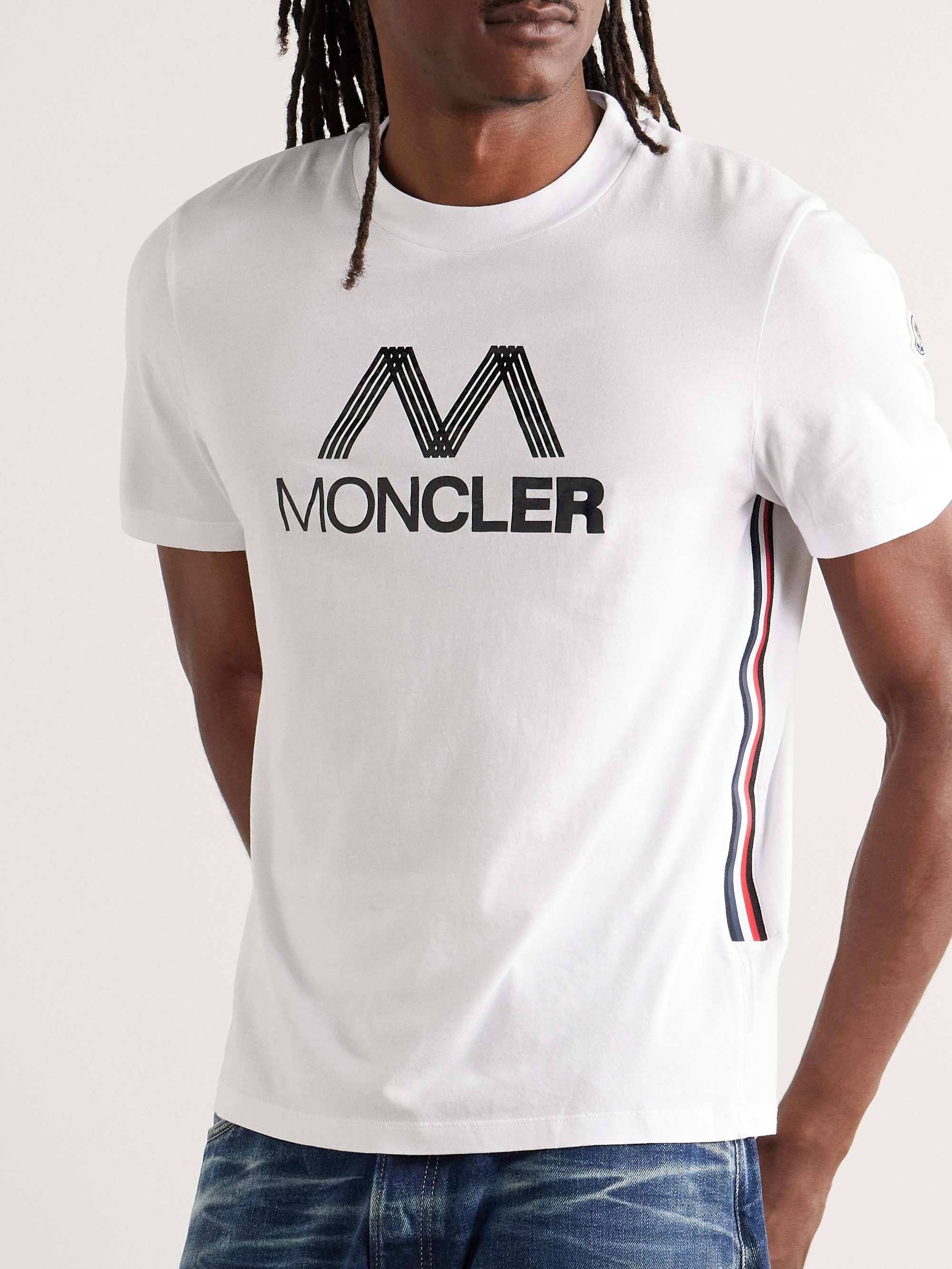 MONCLER Logo-Print Cotton-Jersey T-Shirt