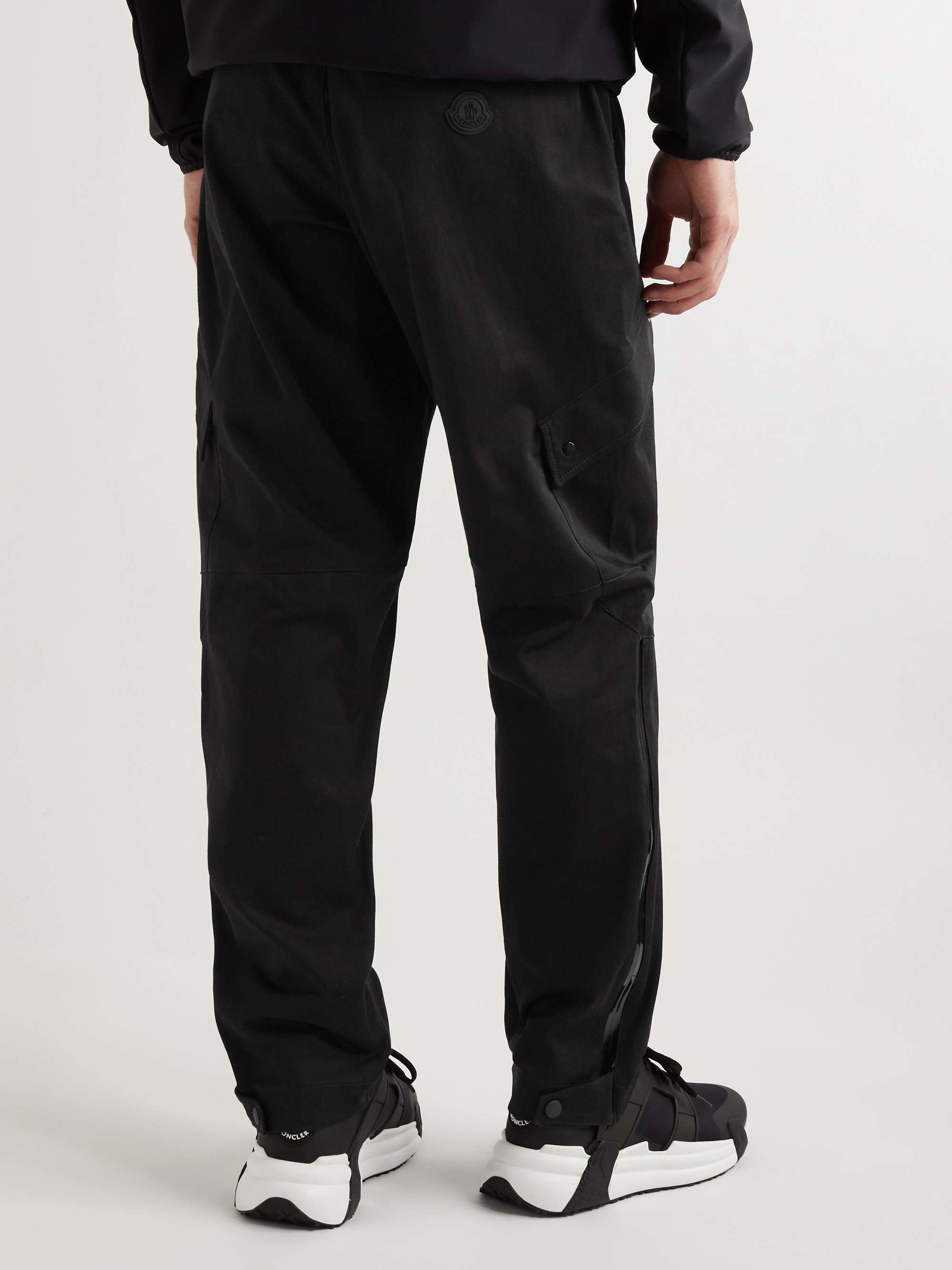 MONCLER Straight-Leg Cotton-Blend Twill Cargo Trousers