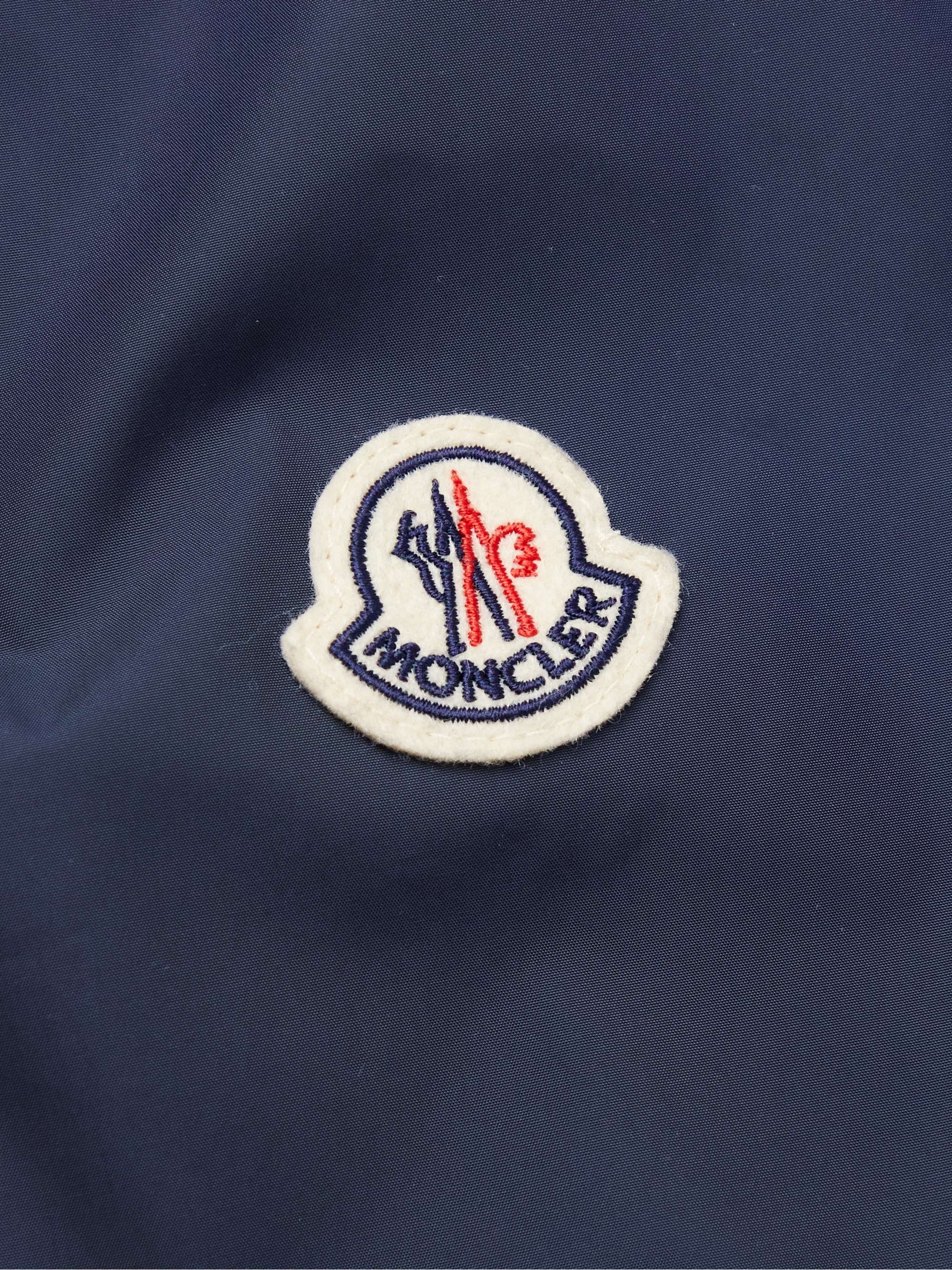 MONCLER Hattab Logo-Appliquéd Shell Hooded Jacket for Men MONCLER Hattab Logo-Appliquéd Shell Hooded Jacket for Men