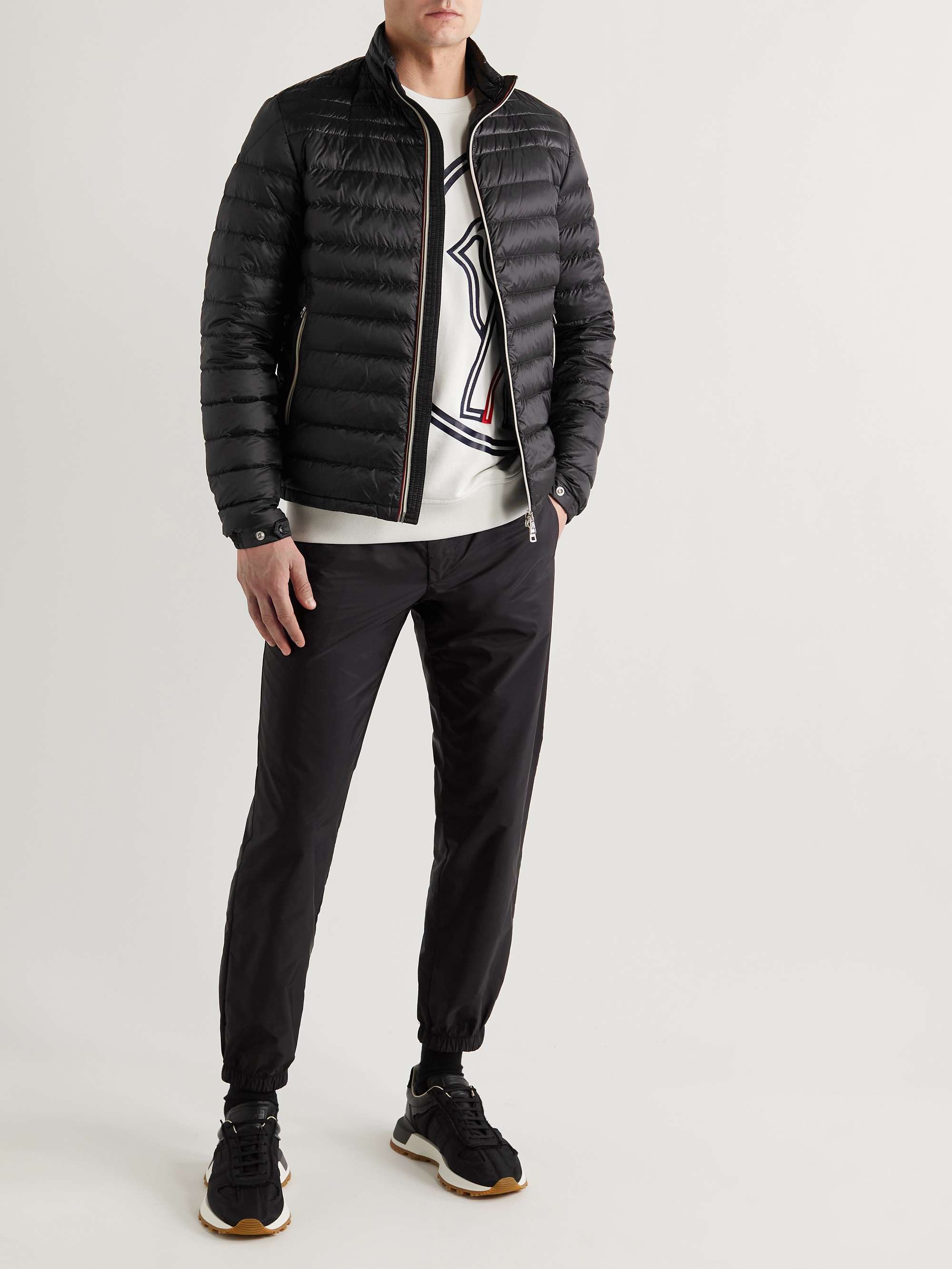MONCLER Daniel Grosgrain-Trimmed Quilted Shell Down Jacket