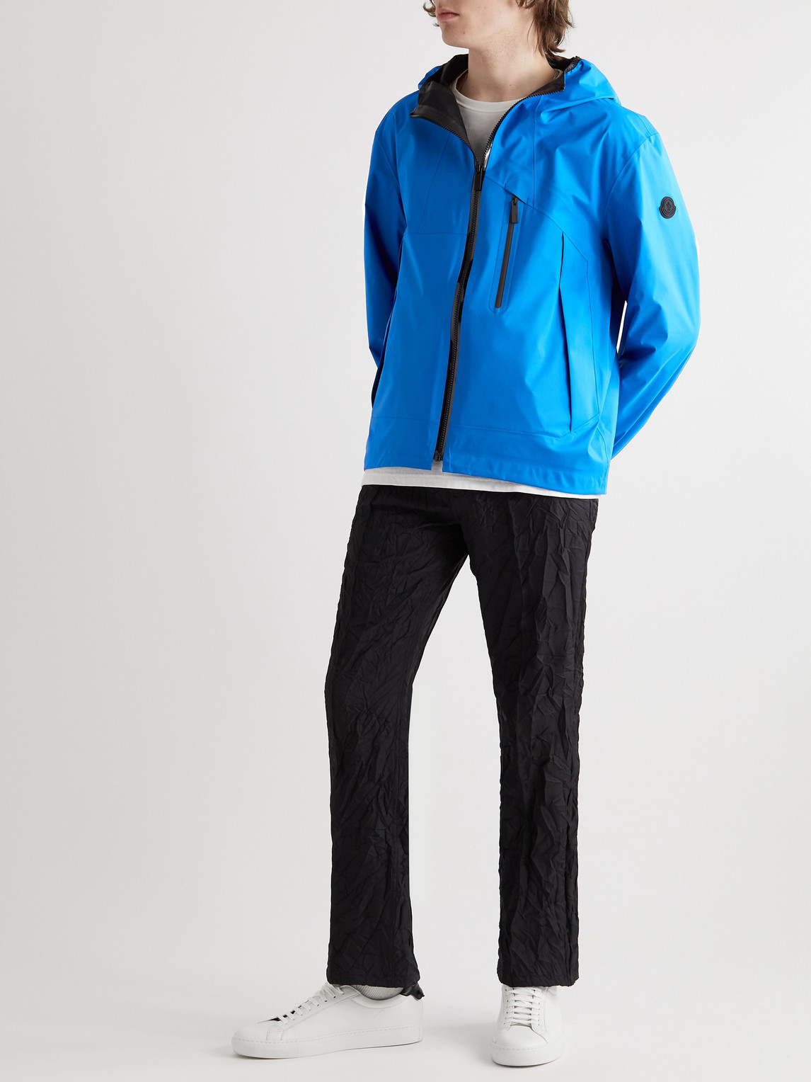 Moncler Sattouf Hooded Jacket In Blue