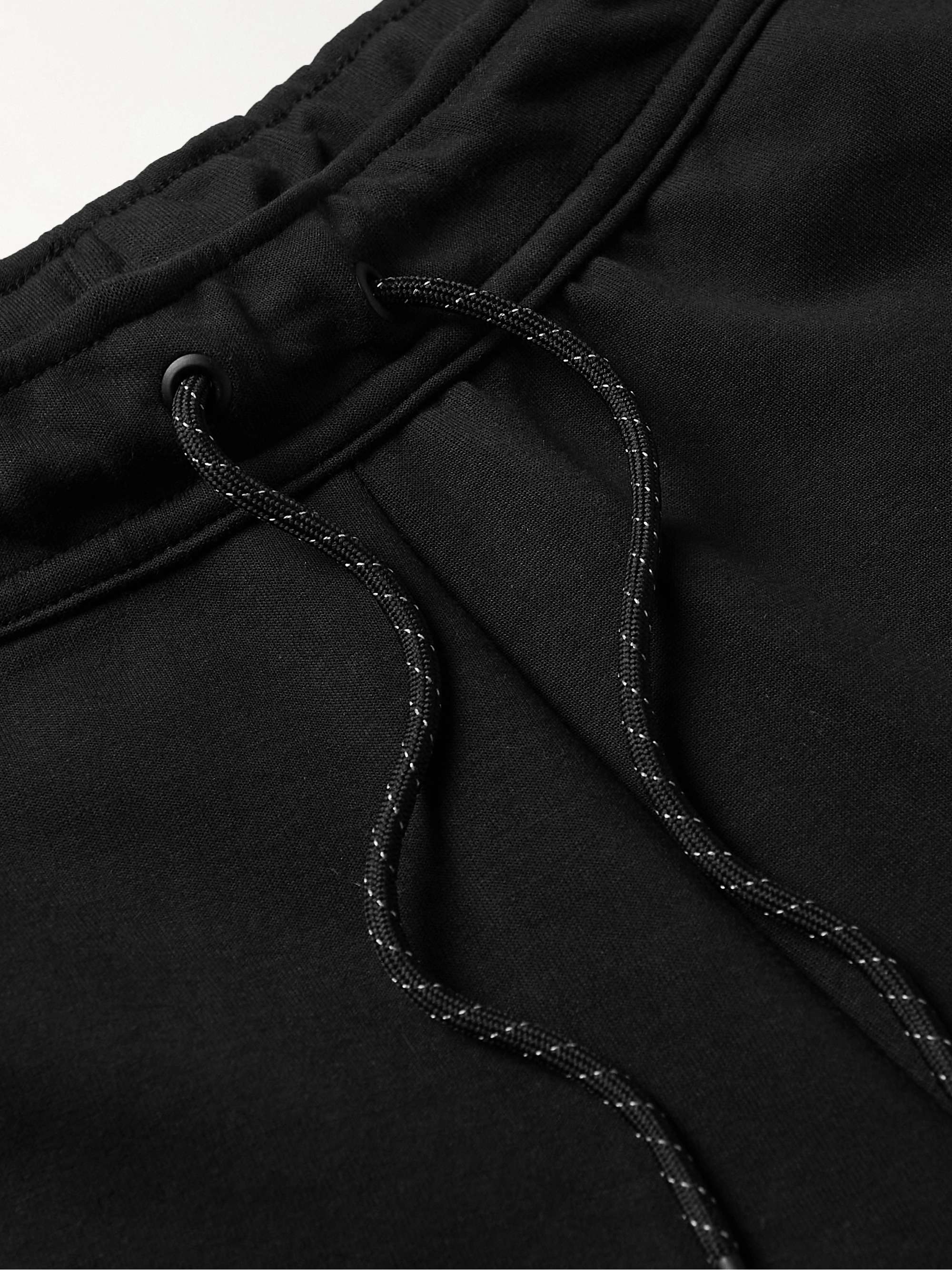 NIKE Straight-Leg Cotton-Blend Tech-Fleece Drawstring Shorts