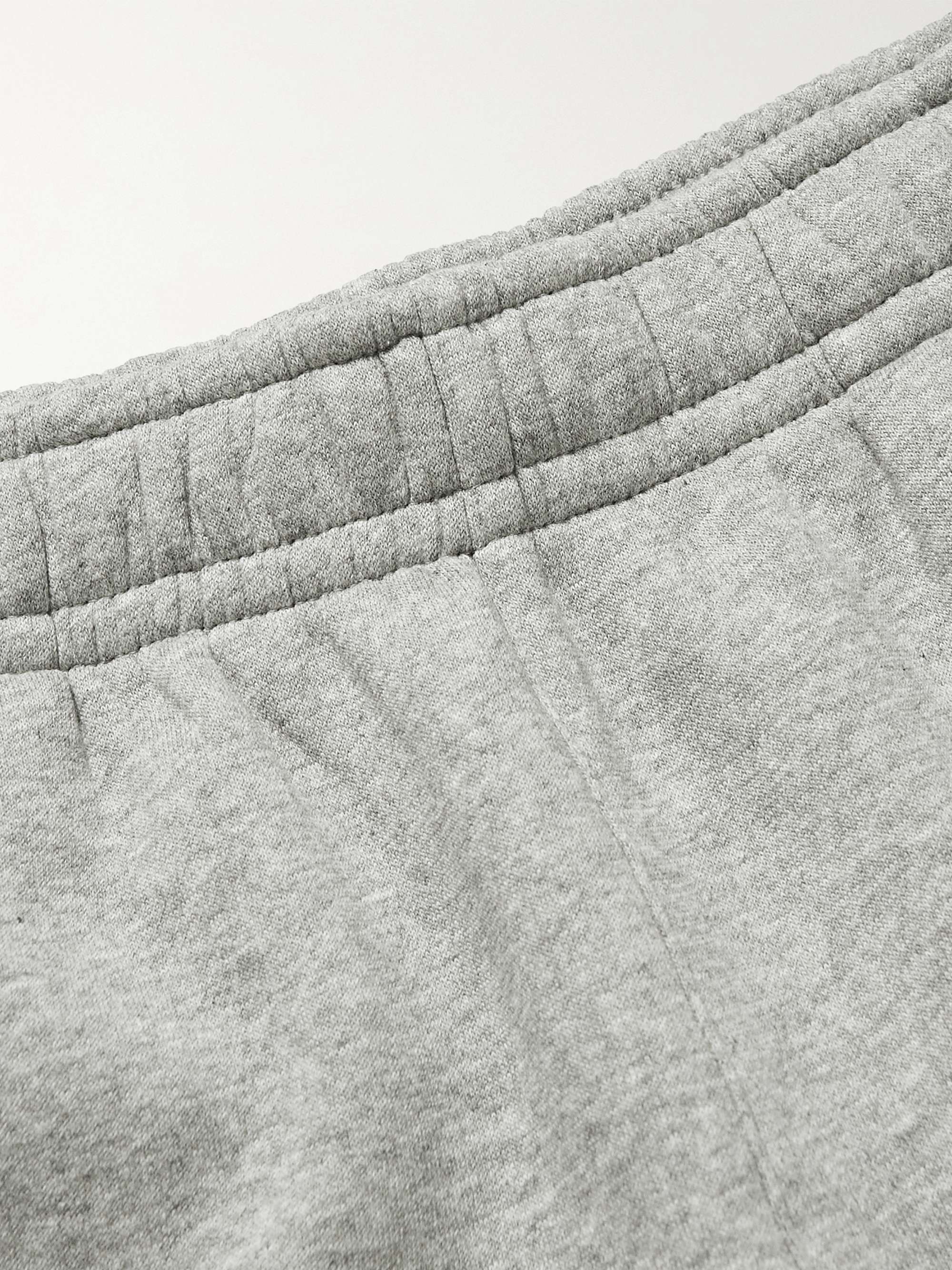 NIKE Sportswear Club Wide-Leg Logo-Print Cotton-Blend Jersey Shorts