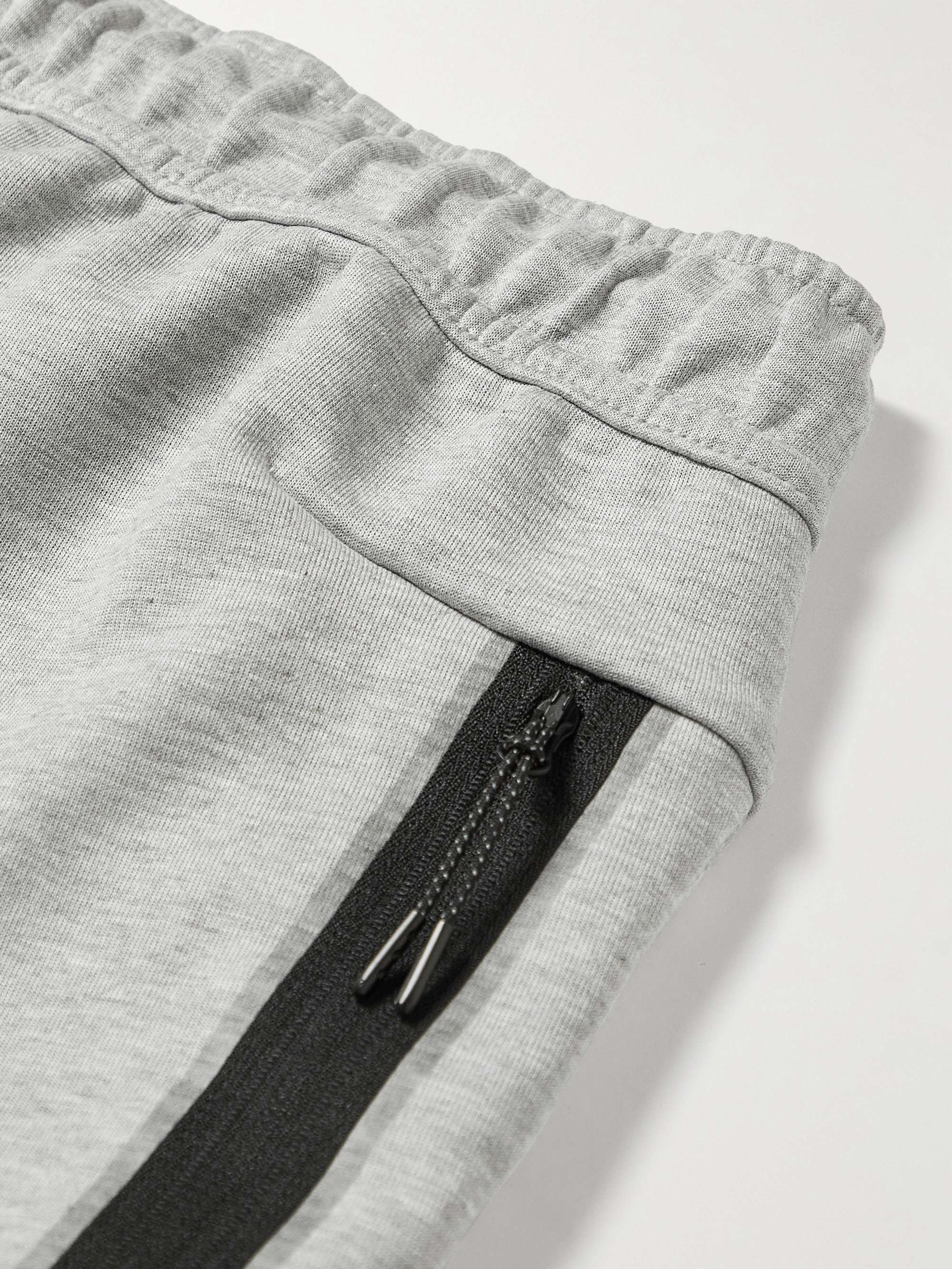 NIKE Straight-Leg Cotton-Blend Tech-Fleece Drawstring Shorts