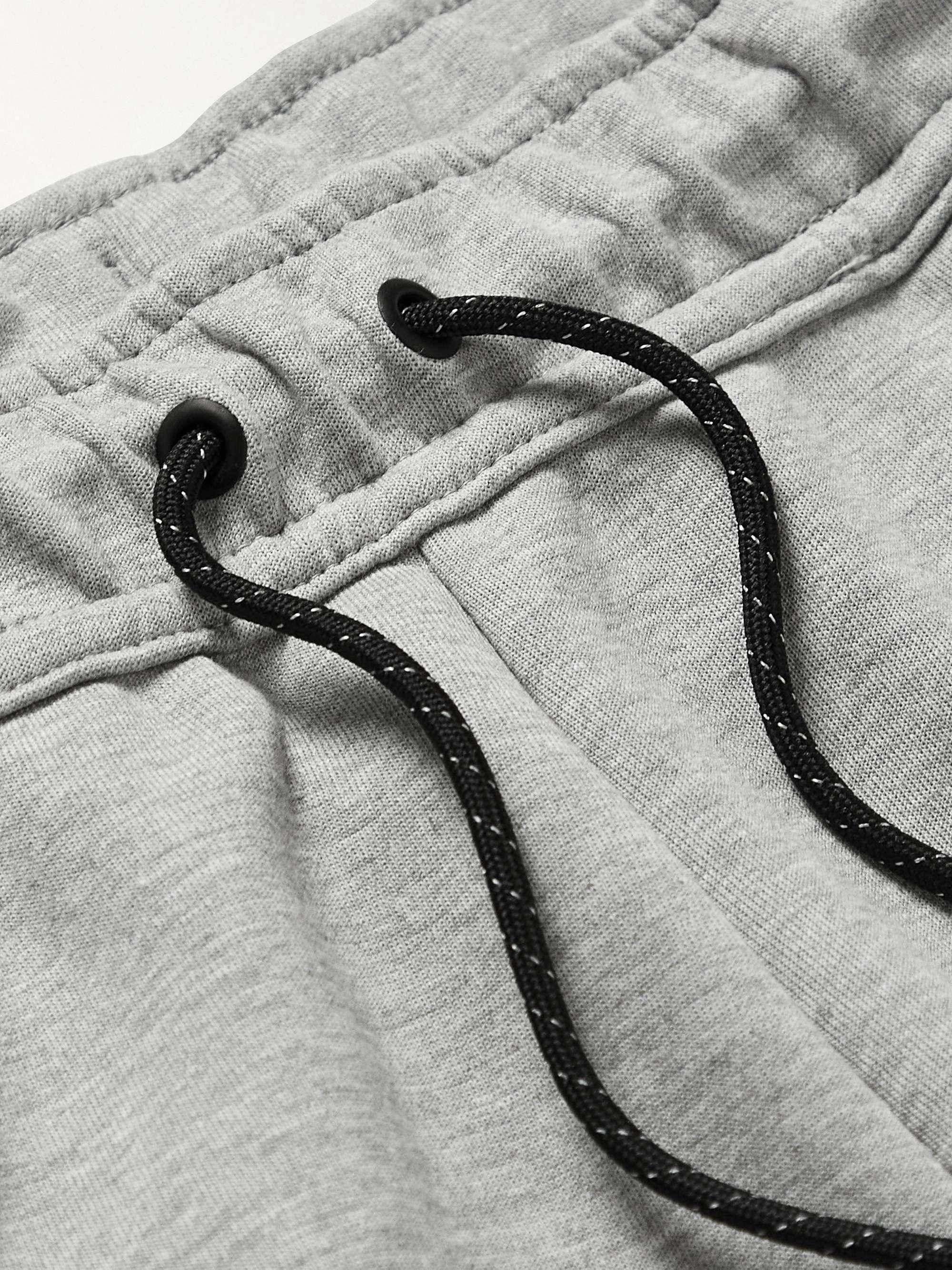 NIKE Straight-Leg Cotton-Blend Tech-Fleece Drawstring Shorts