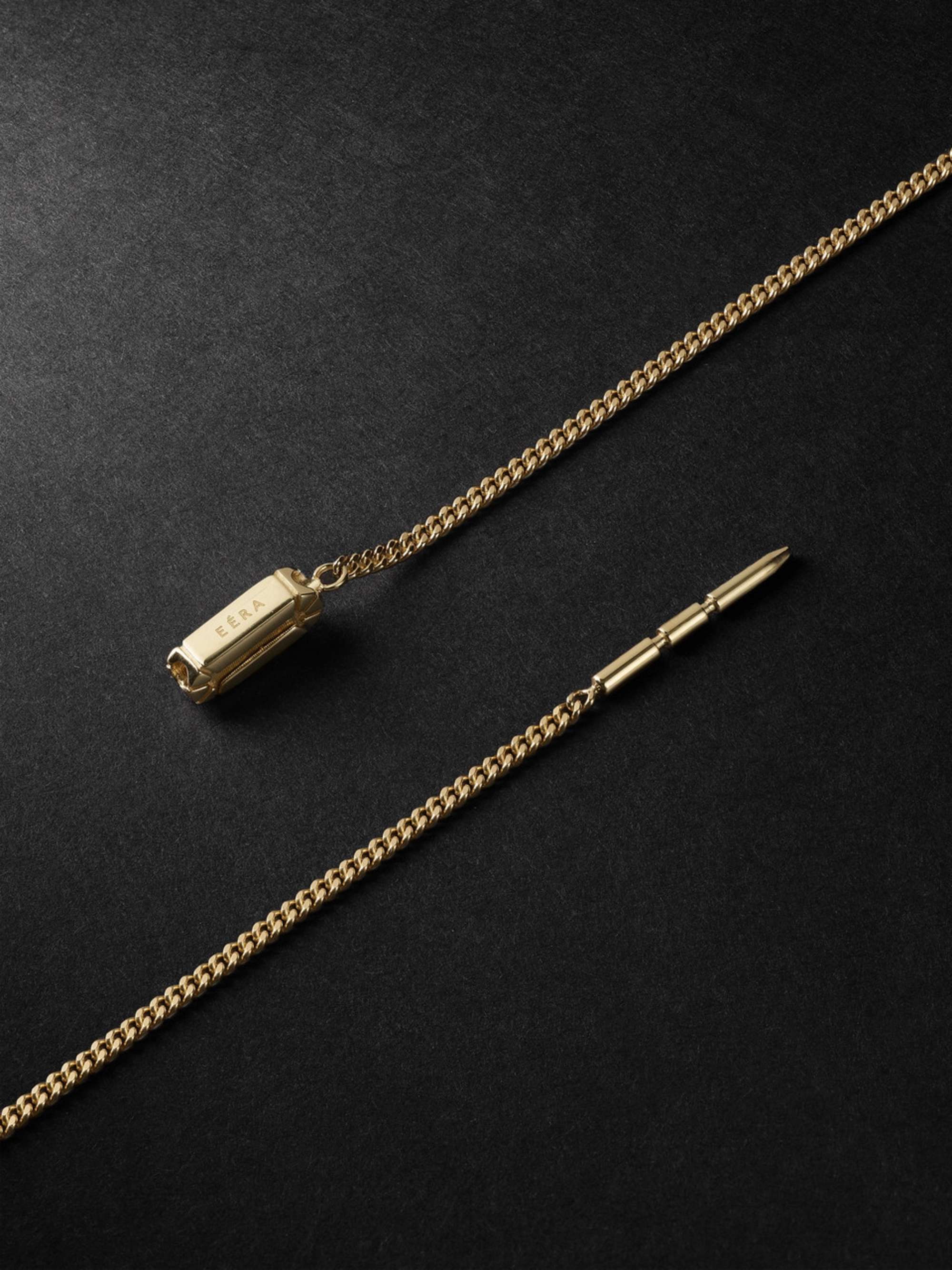 EÉRA Smile Gold and Silver Diamond Necklace