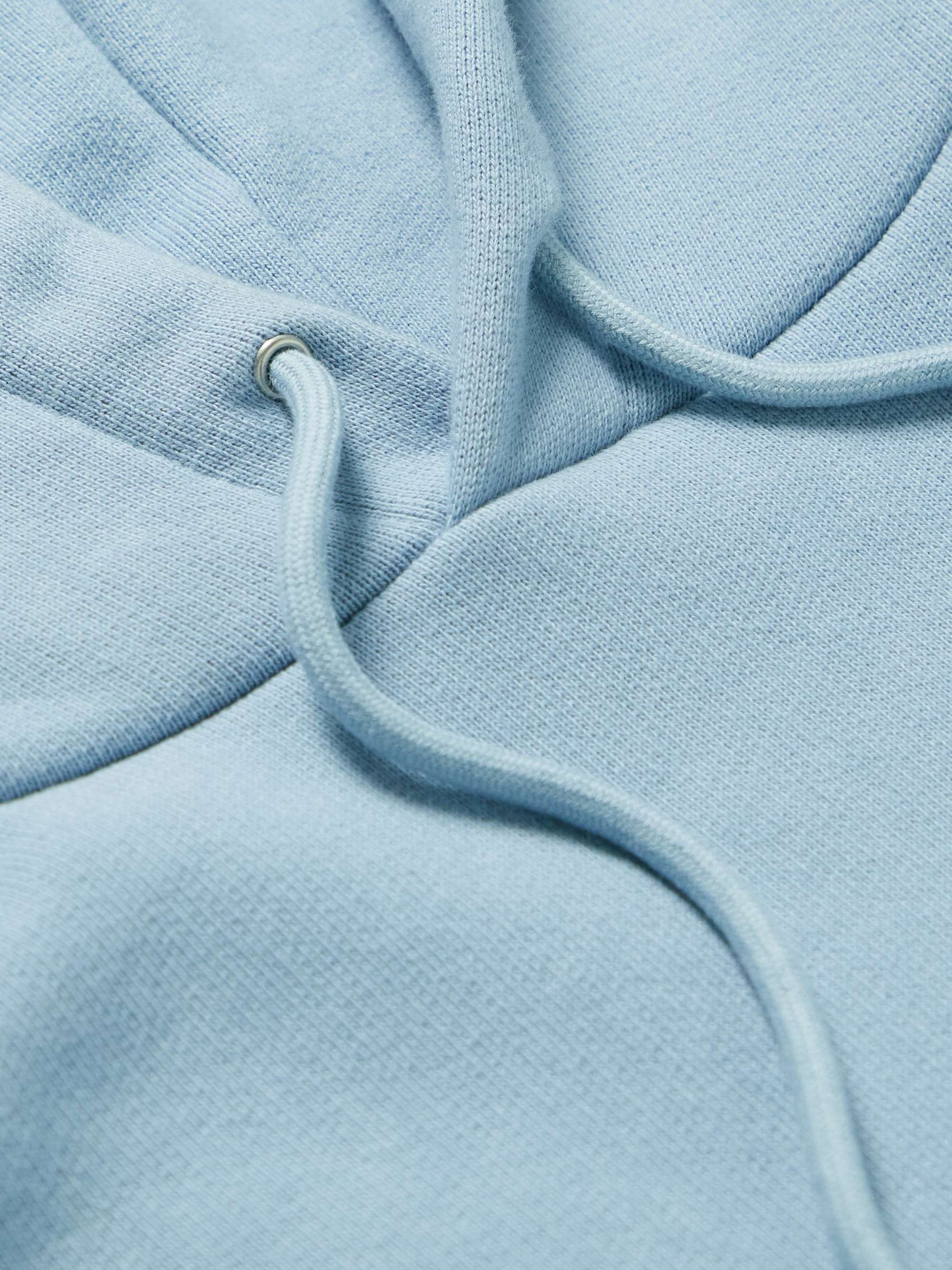 CELINE HOMME Logo-Print Cotton-Jersey Hoodie