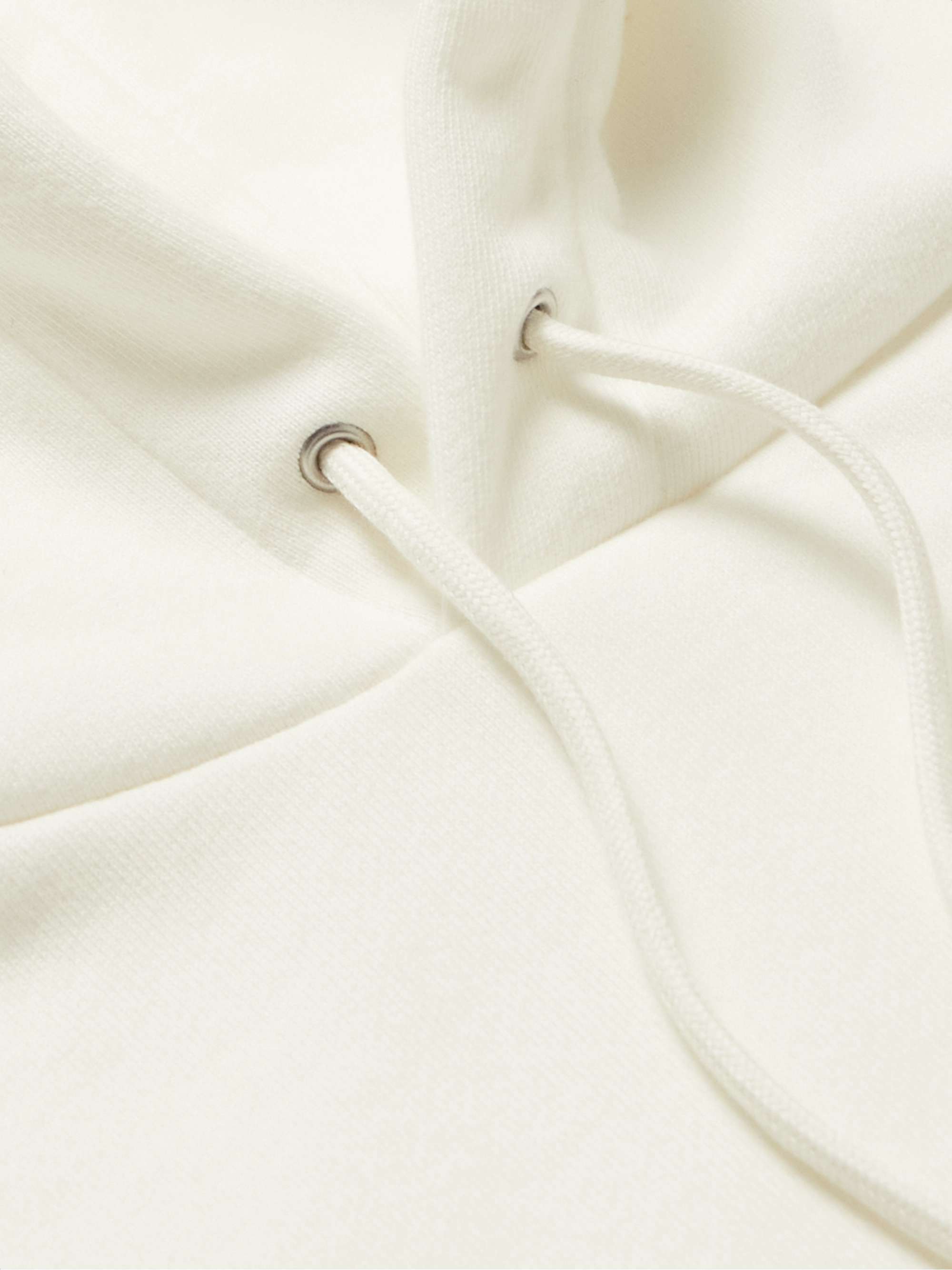 CELINE Oversized Logo-Print Cotton-Blend Jersey Hoodie