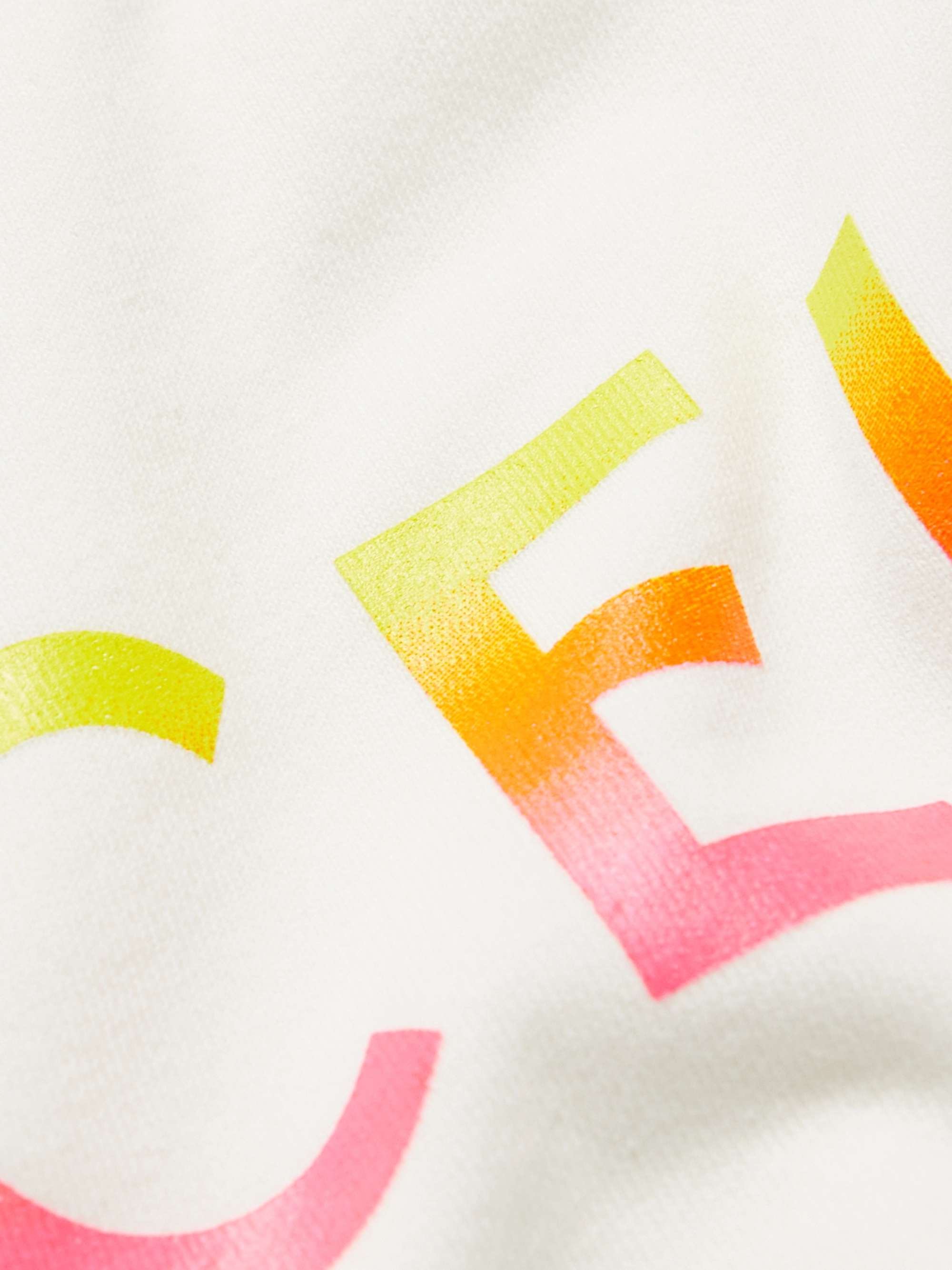 CELINE Oversized Logo-Print Cotton-Blend Jersey Hoodie