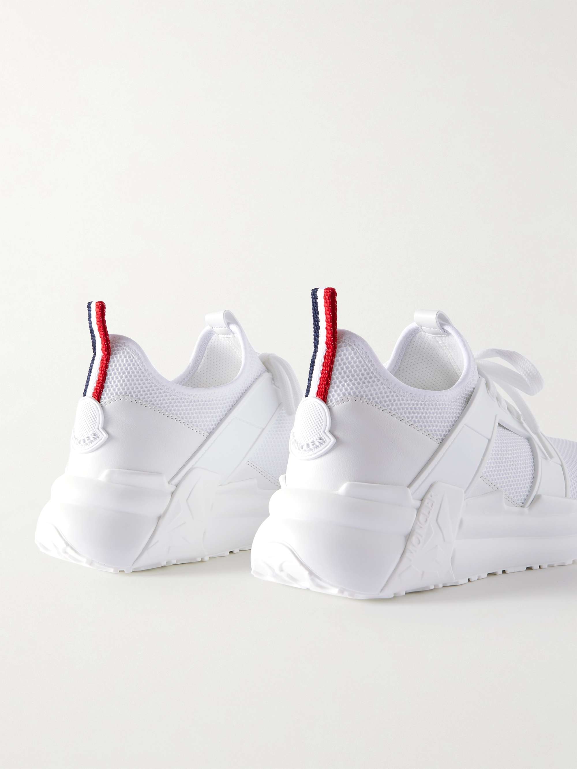 MONCLER Lunarove Rubber and Leather-Trimmed Neoprene Sneakers