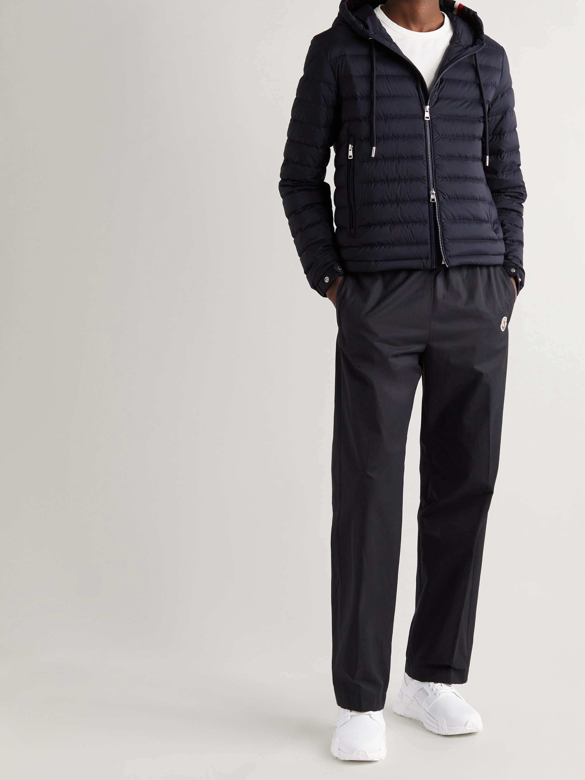 MONCLER Lunarove Rubber and Leather-Trimmed Neoprene Sneakers