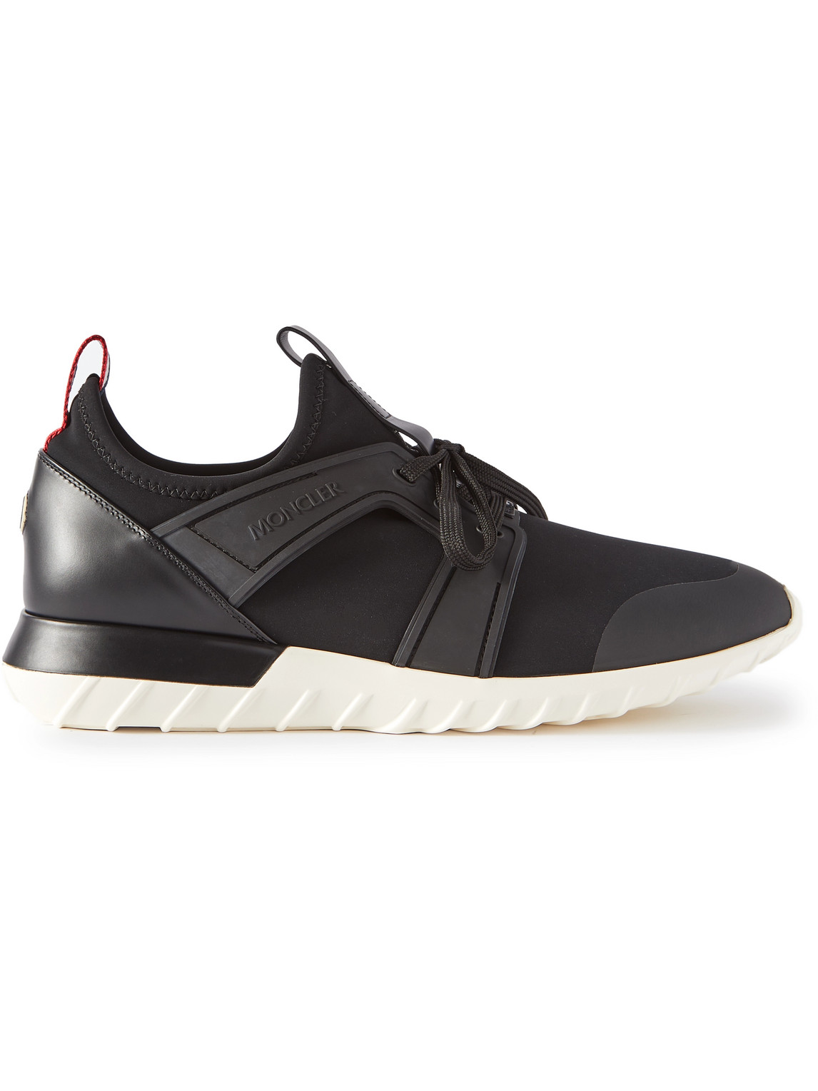 Moncler - Emilien Rubber and Leather-Trimmed Neoprene