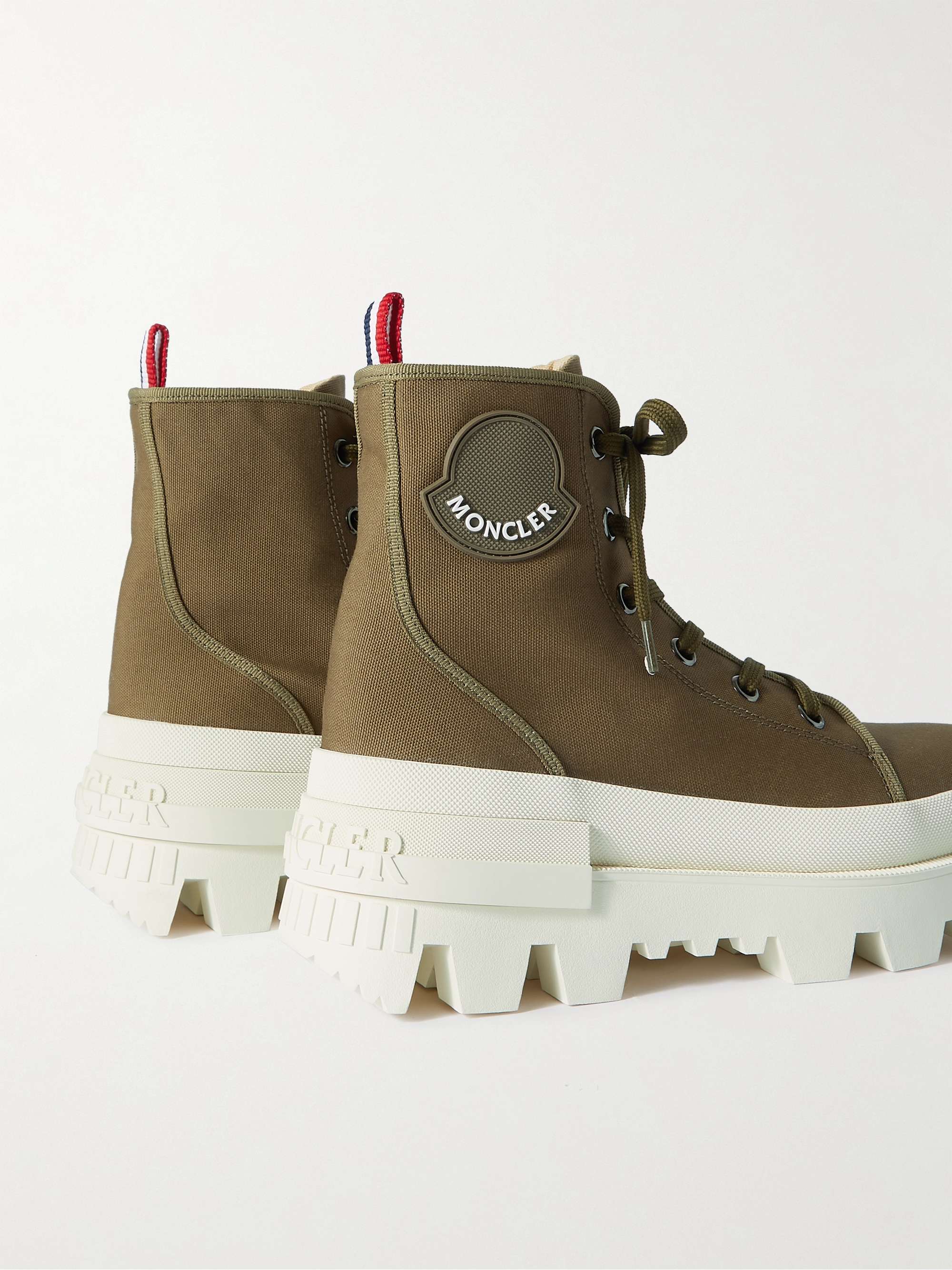 MONCLER Desertyx Rubber-Trimmed Canvas Boots