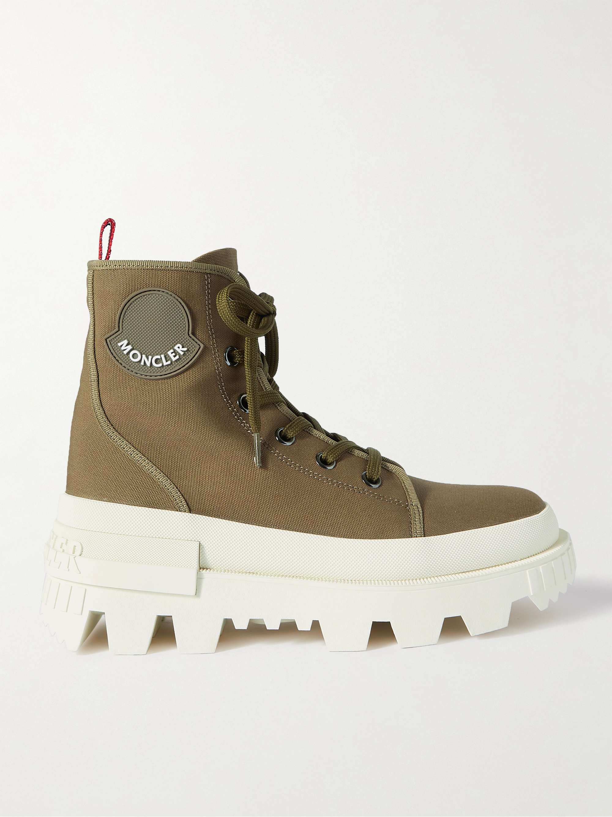 MONCLER Desertyx Rubber Trimmed Canvas Boots for Men MR PORTER