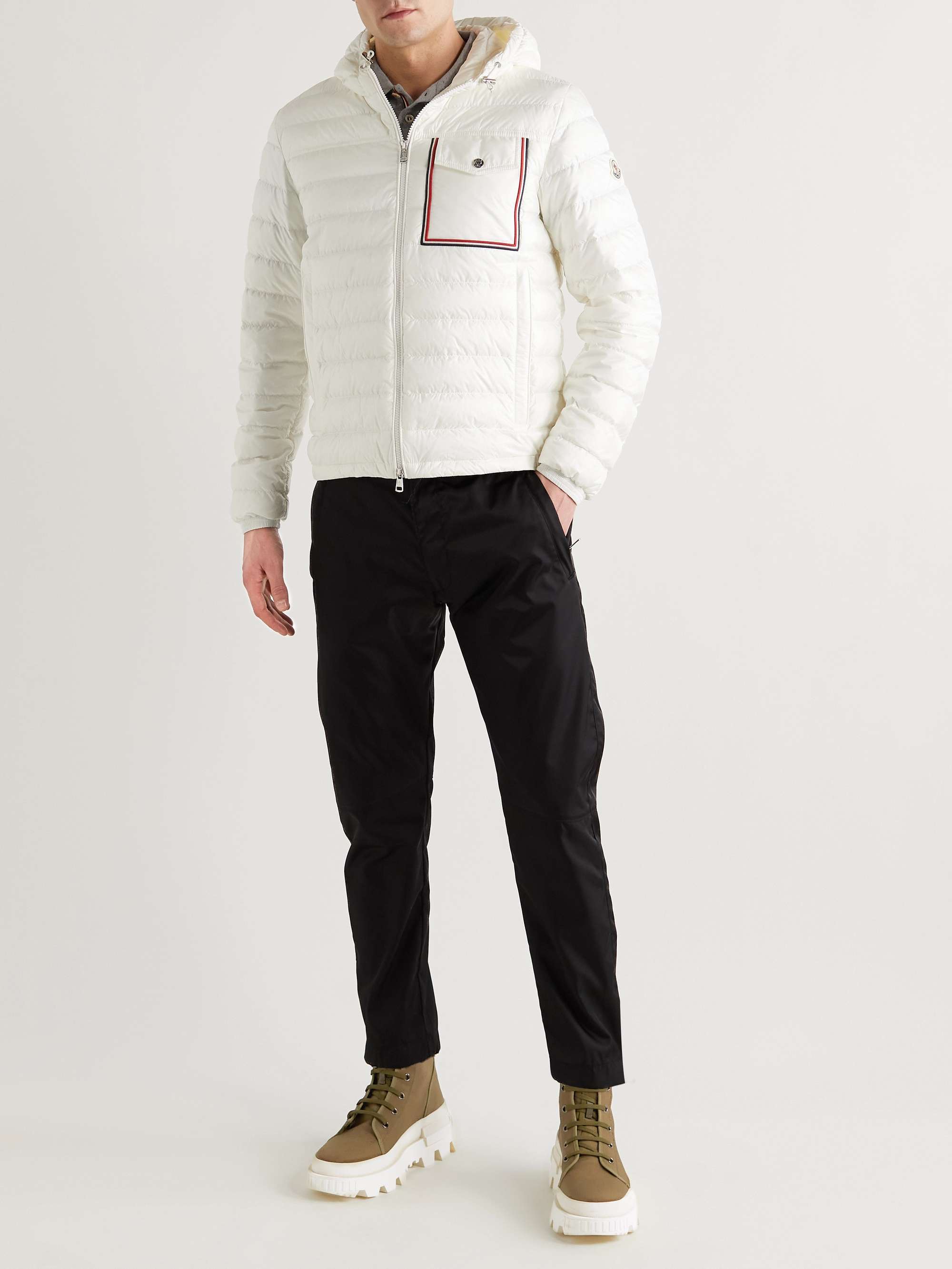 MONCLER Desertyx Rubber-Trimmed Canvas Boots