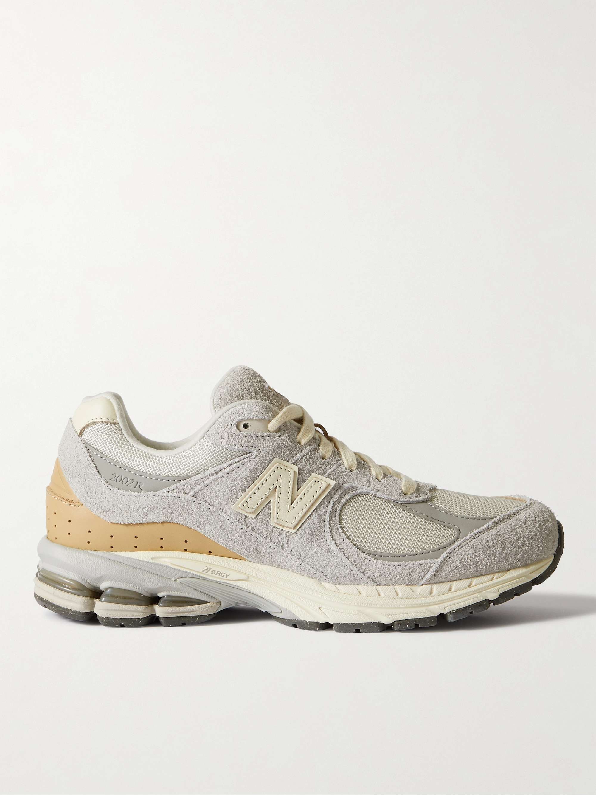 NEW BALANCE 2002R Leather-Trimmed Suede and Mesh Sneakers for Men | MR  PORTER