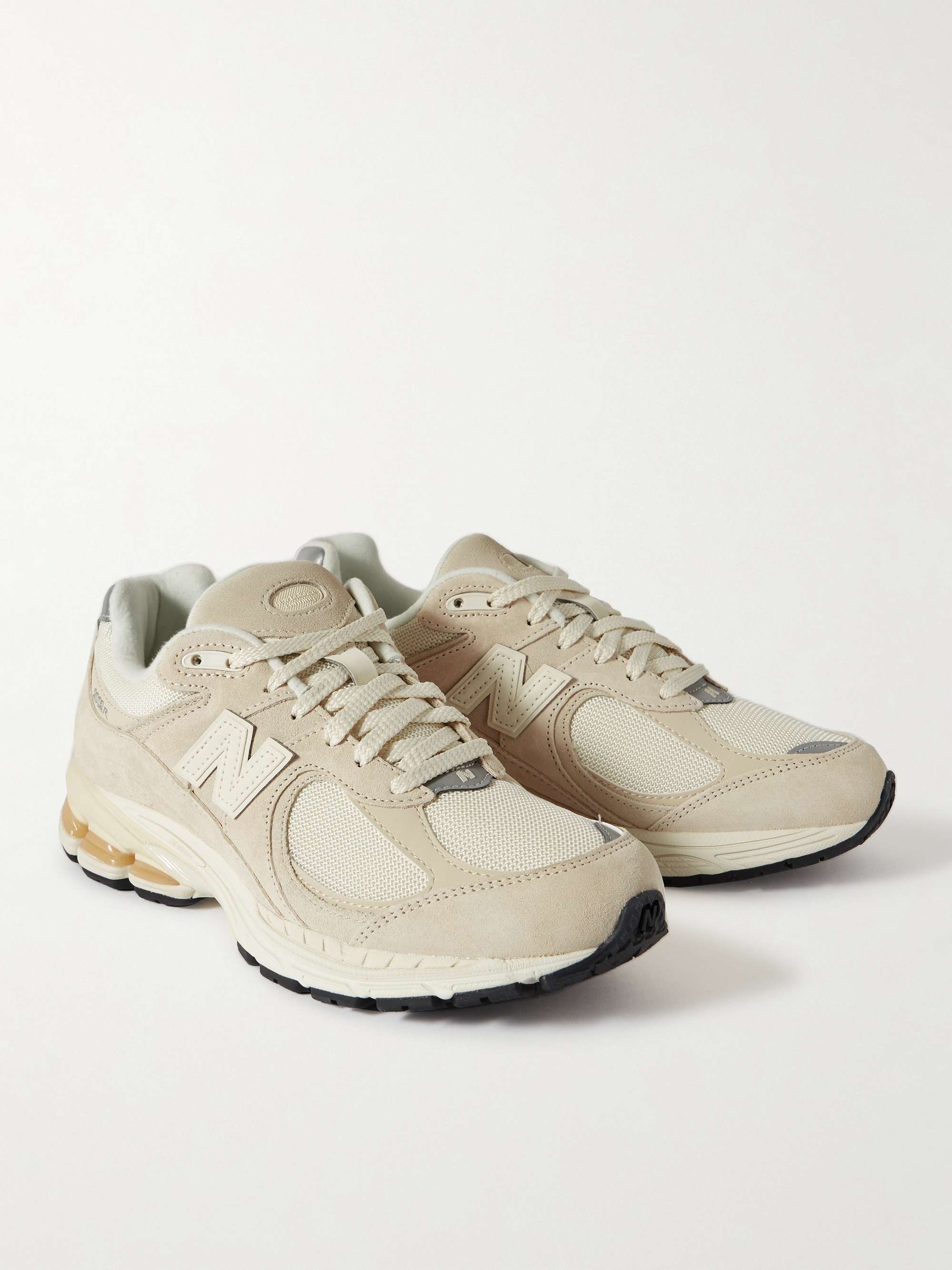 NEW BALANCE 2002R Leather-Trimmed Suede and Mesh Sneakers