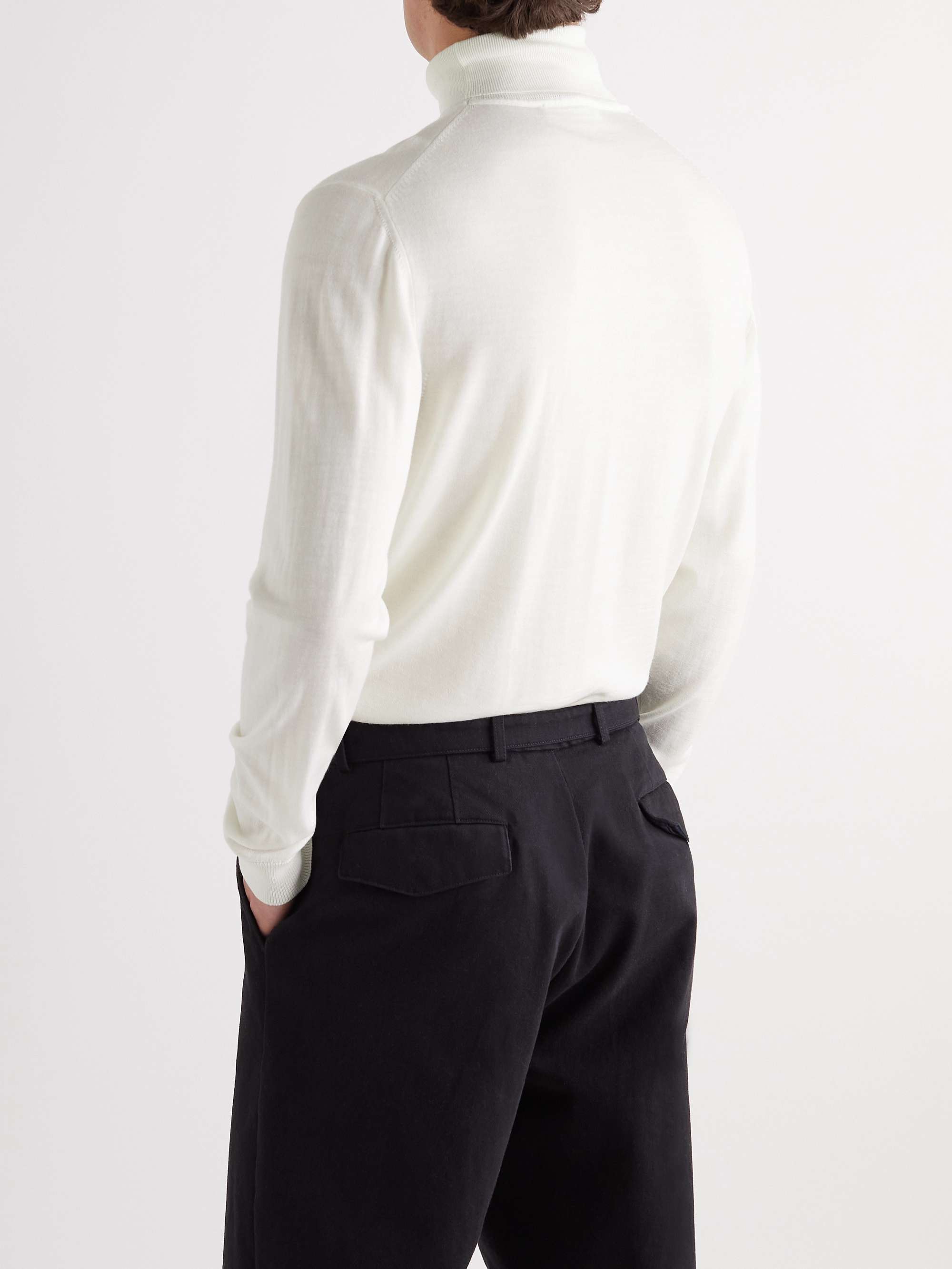 MR P. Slim-Fit Merino Wool Rollneck Sweater