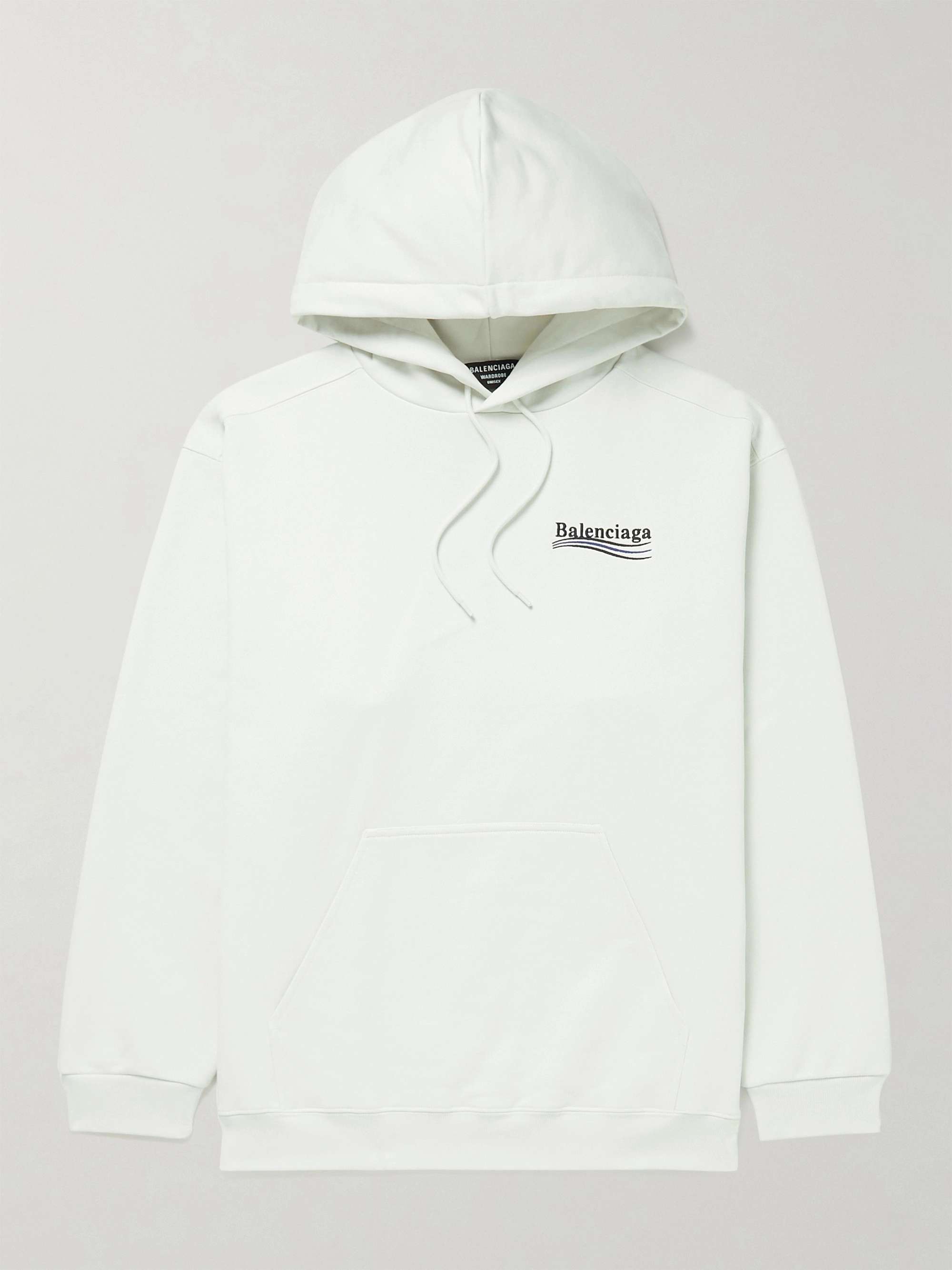 BALENCIAGA Cotton-Jersey Hoodie for Men | MR PORTER