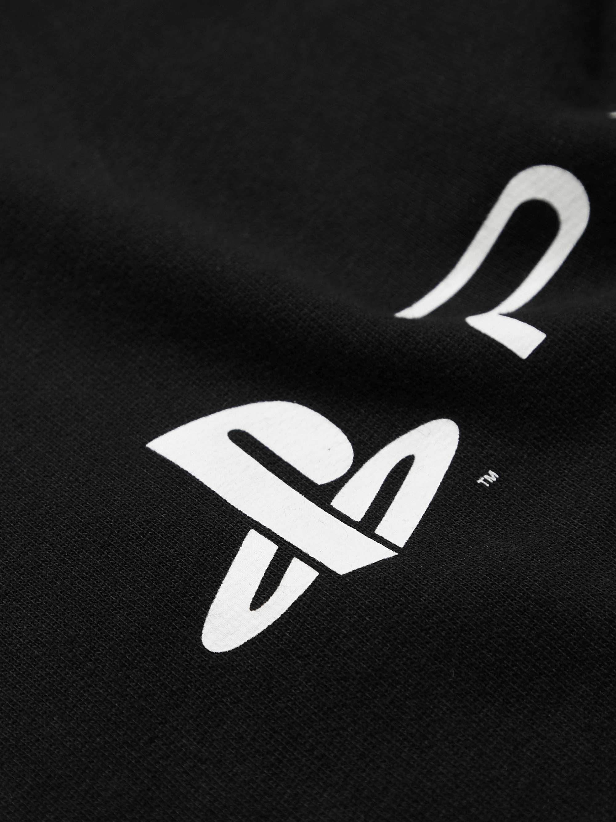 BALENCIAGA + PlayStation Printed Cotton-Jersey Hoodie