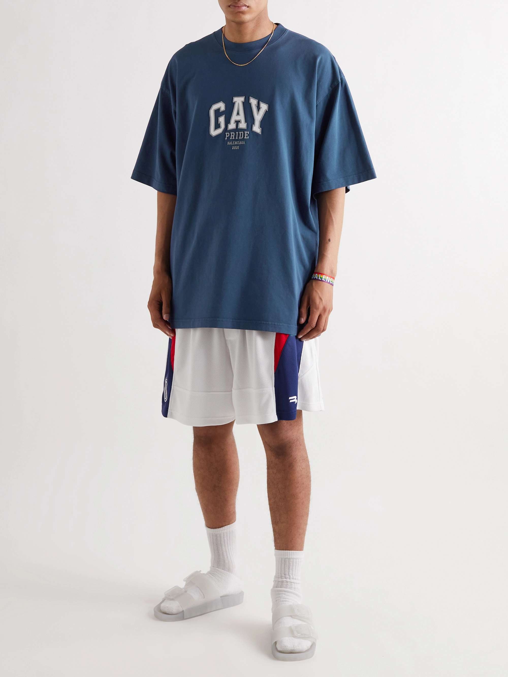 gay pride balenciaga shirt