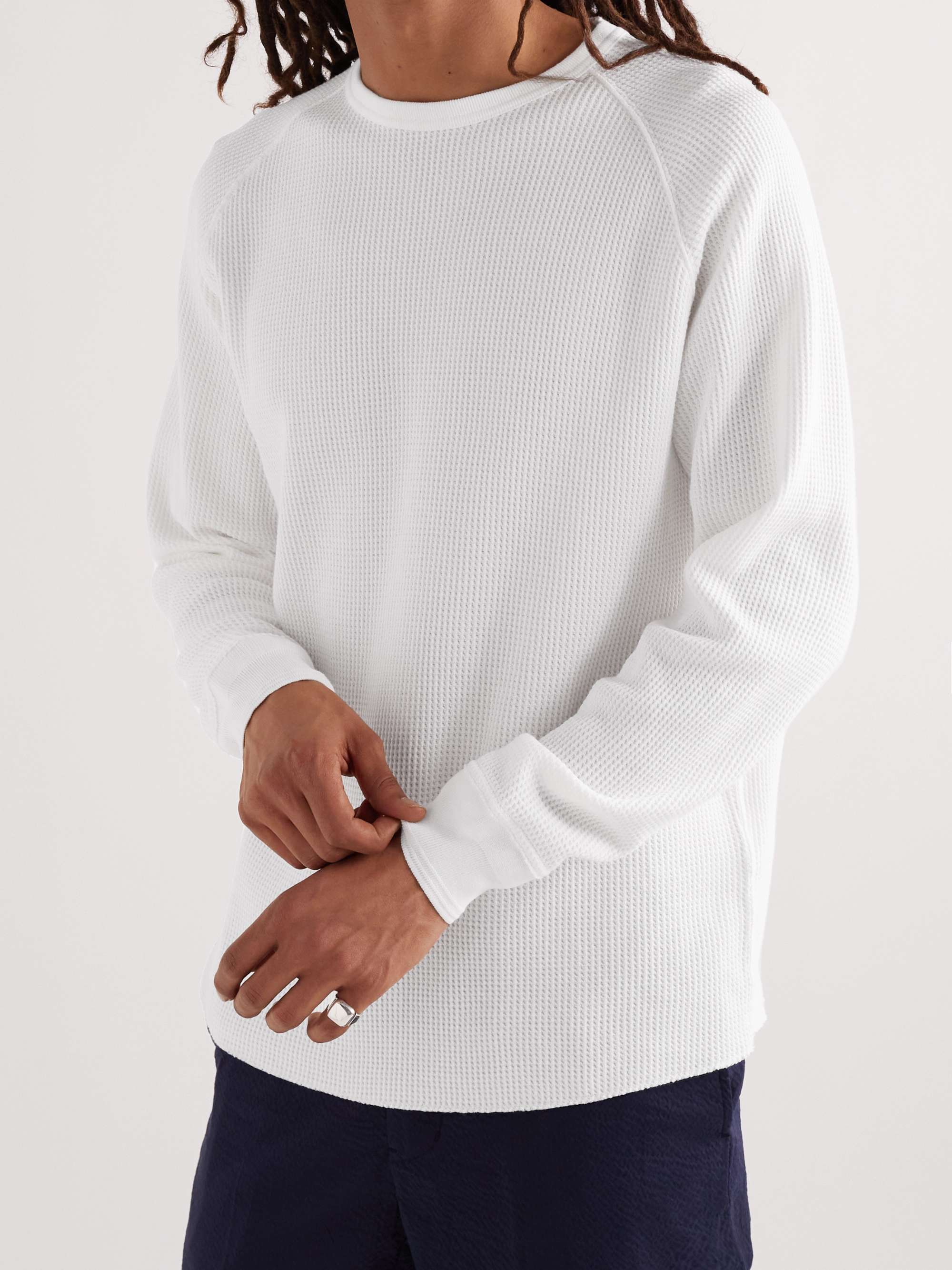 BEAMS PLUS Slim-Fit Waffle-Knit Cotton T-Shirt