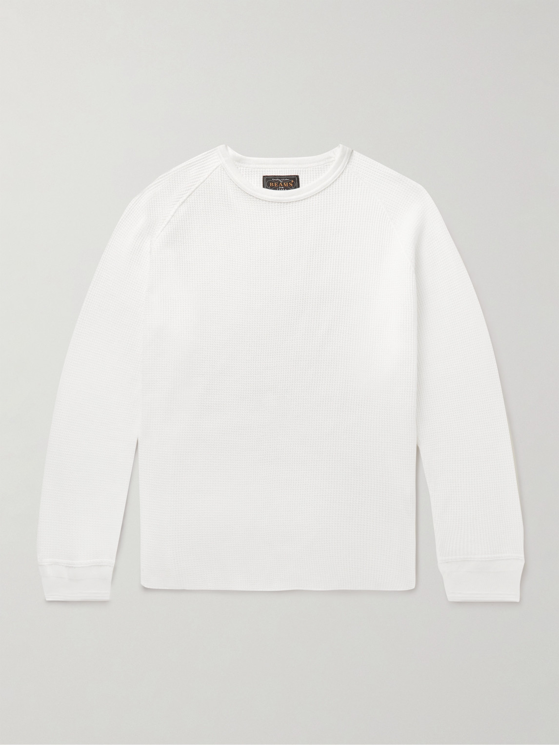 Beams Plus Slim-Fit Waffle-Knit Cotton T-Shirt - Men