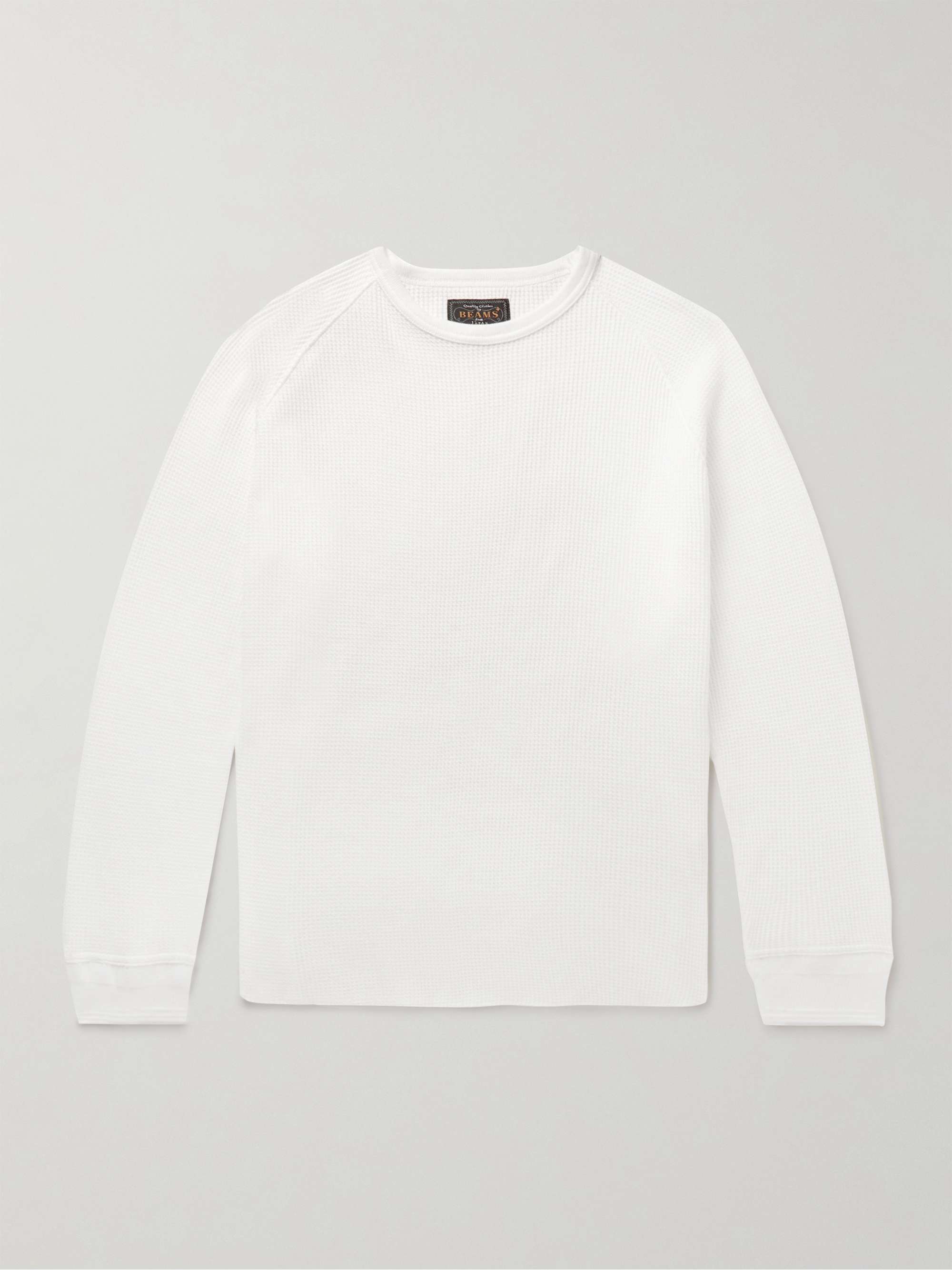BEAMS PLUS Slim-Fit Waffle-Knit Cotton T-Shirt