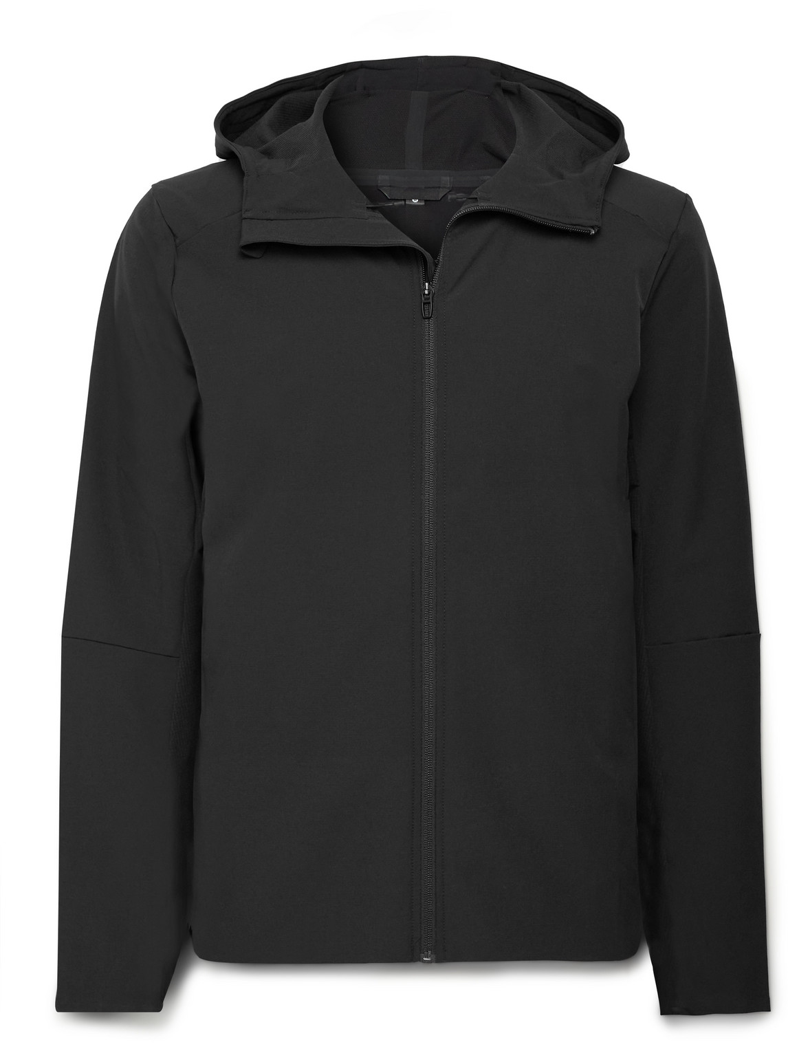 Lululemon Warp Light Wovenair™ Mesh-panelled Recycled Swift™ Hooded Jacket In Black