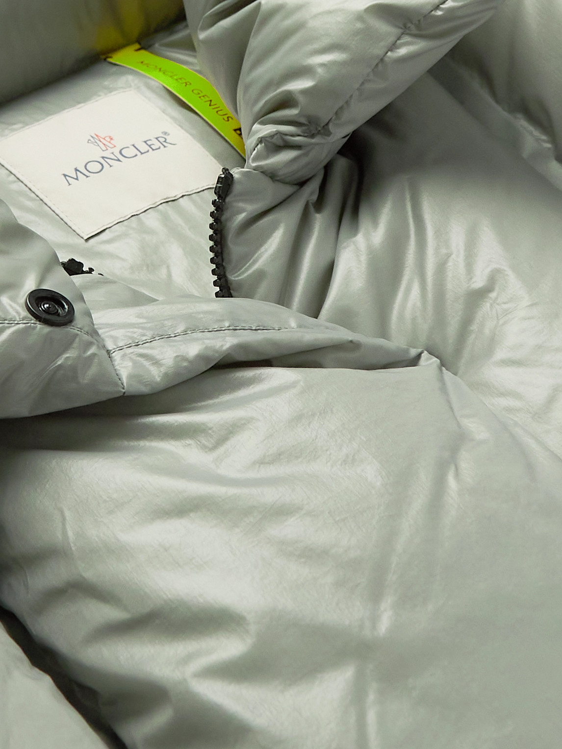 Moncler Genius Dingyun Zhang Aloby Oversized Quilted Shell Hooded Down Jacket In Gray