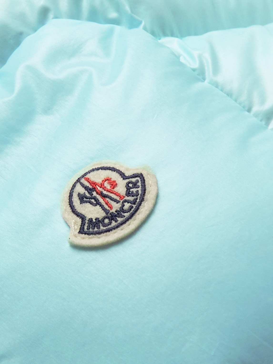 Moncler Genius Dingyun Zhang Josa Logo-appliquéd Quilted Shell Hooded Down Jacket In Blue