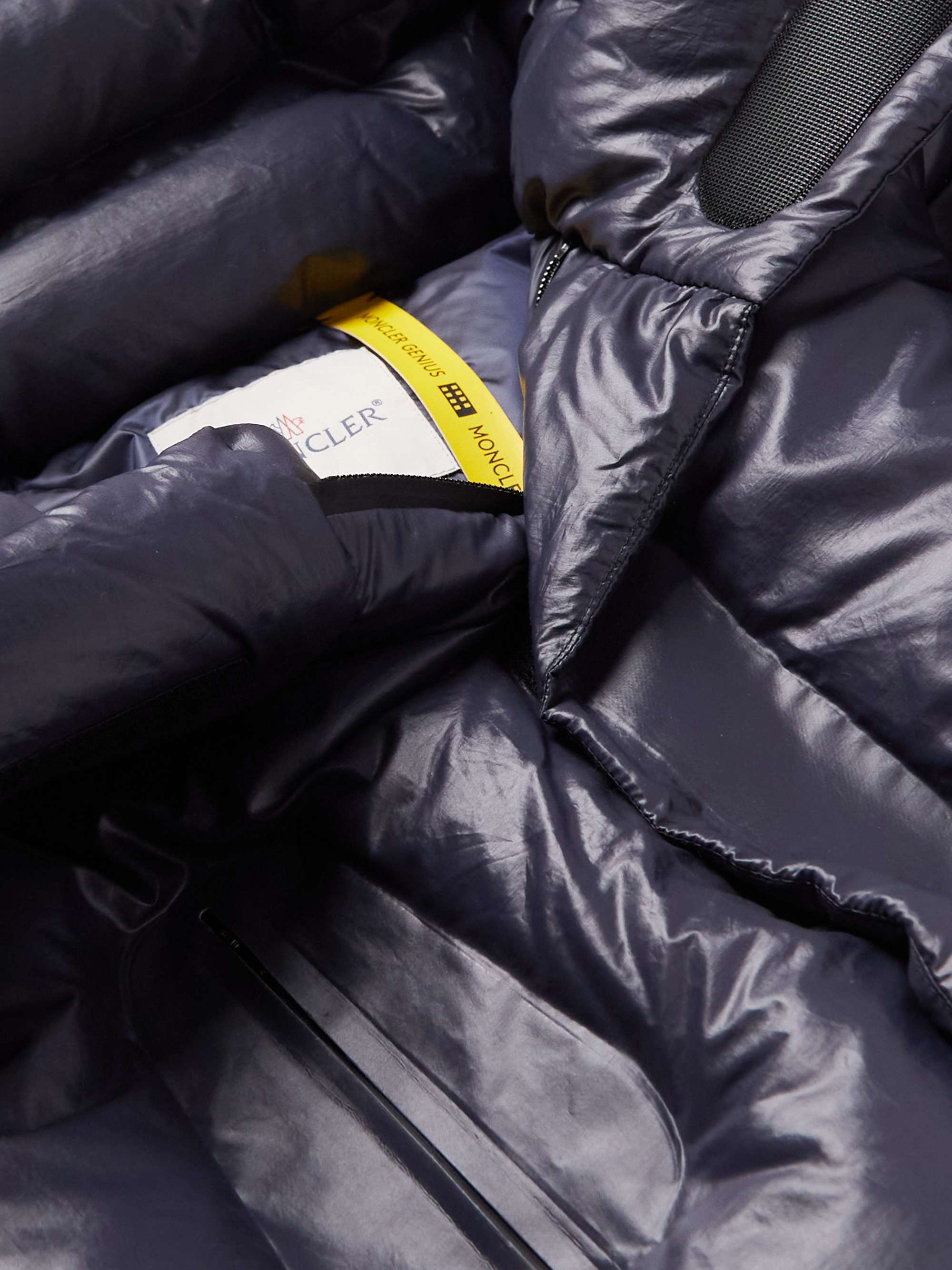 MONCLER GENIUS + Dingyun Zhang Josa Logo-Appliquéd Quilted Shell Hooded Down Jacket