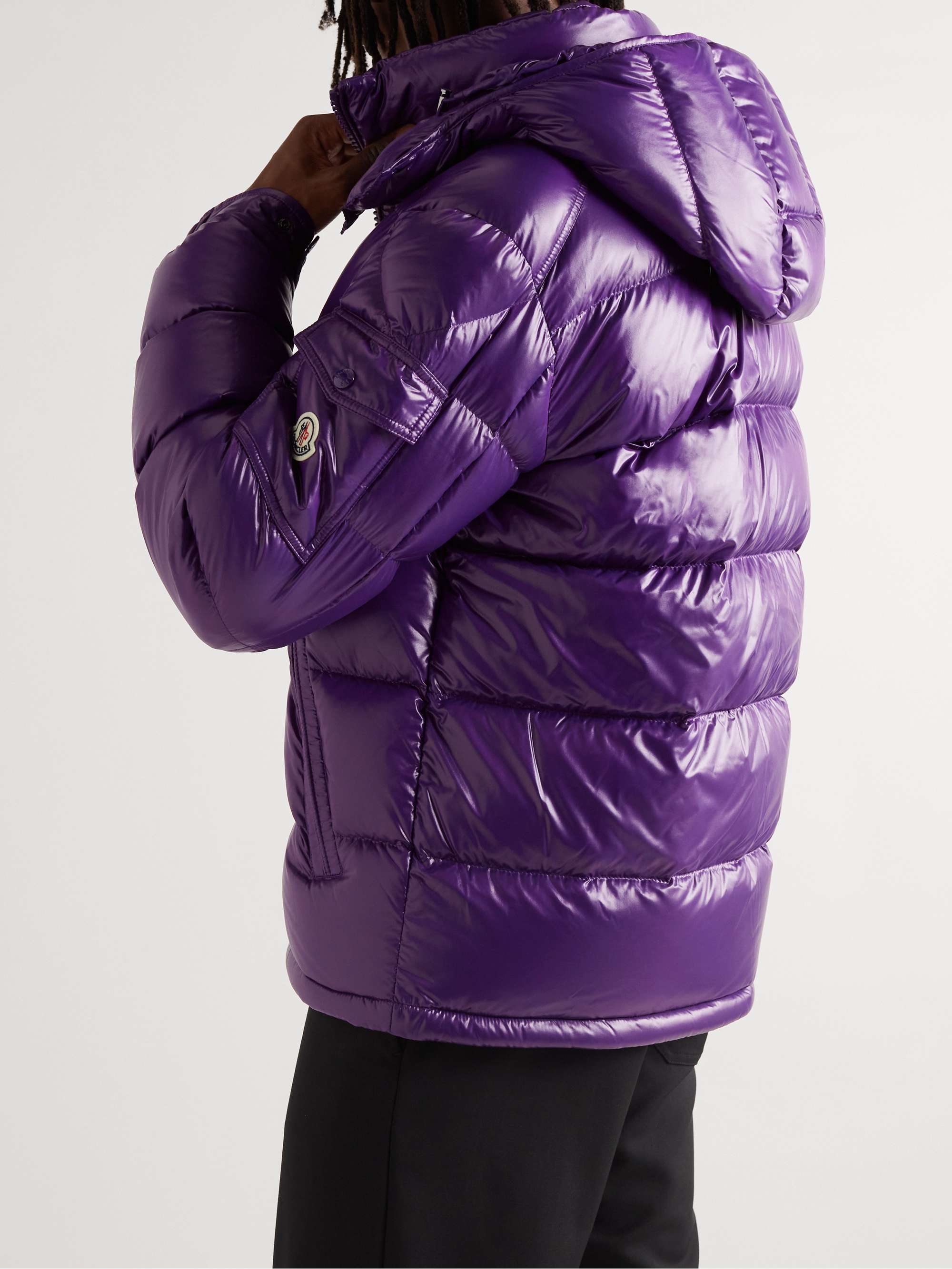 MONCLER Maya Quilted Shell Hooded Down Jacket