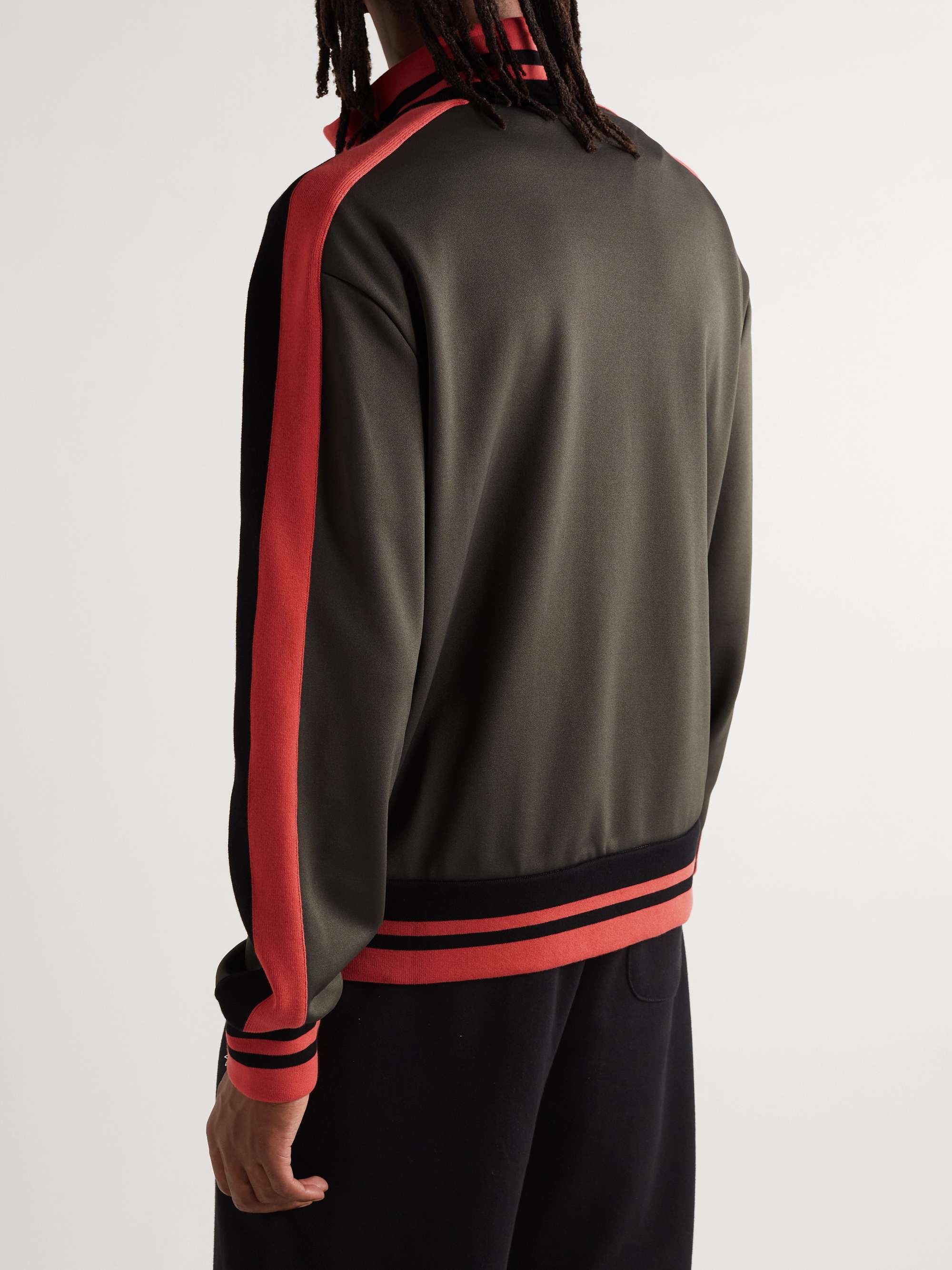 MONCLER Logo-Appliquéd Jersey Zip-Up Track Jacket