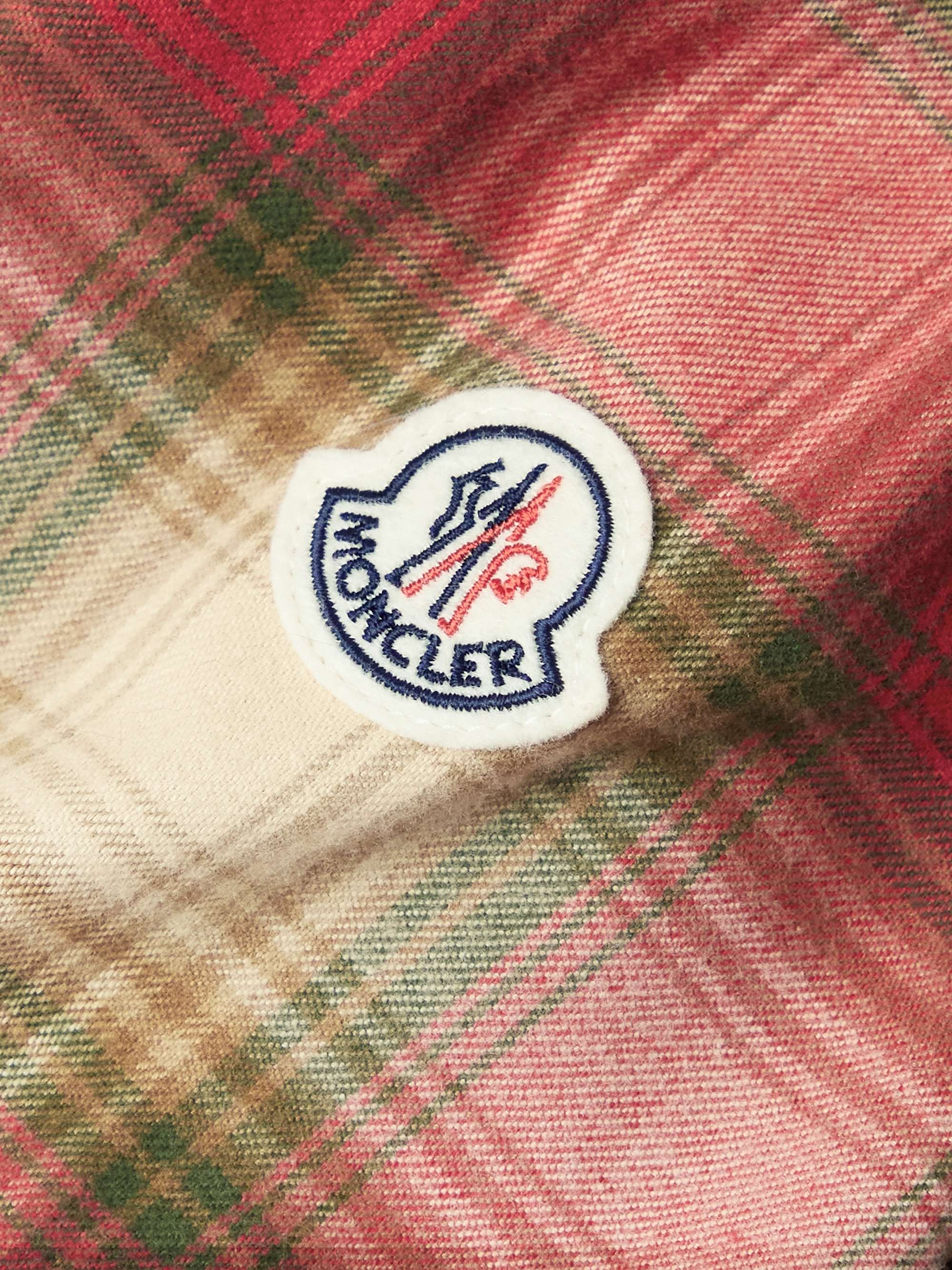 MONCLER Checked Cotton-Flannel Shirt