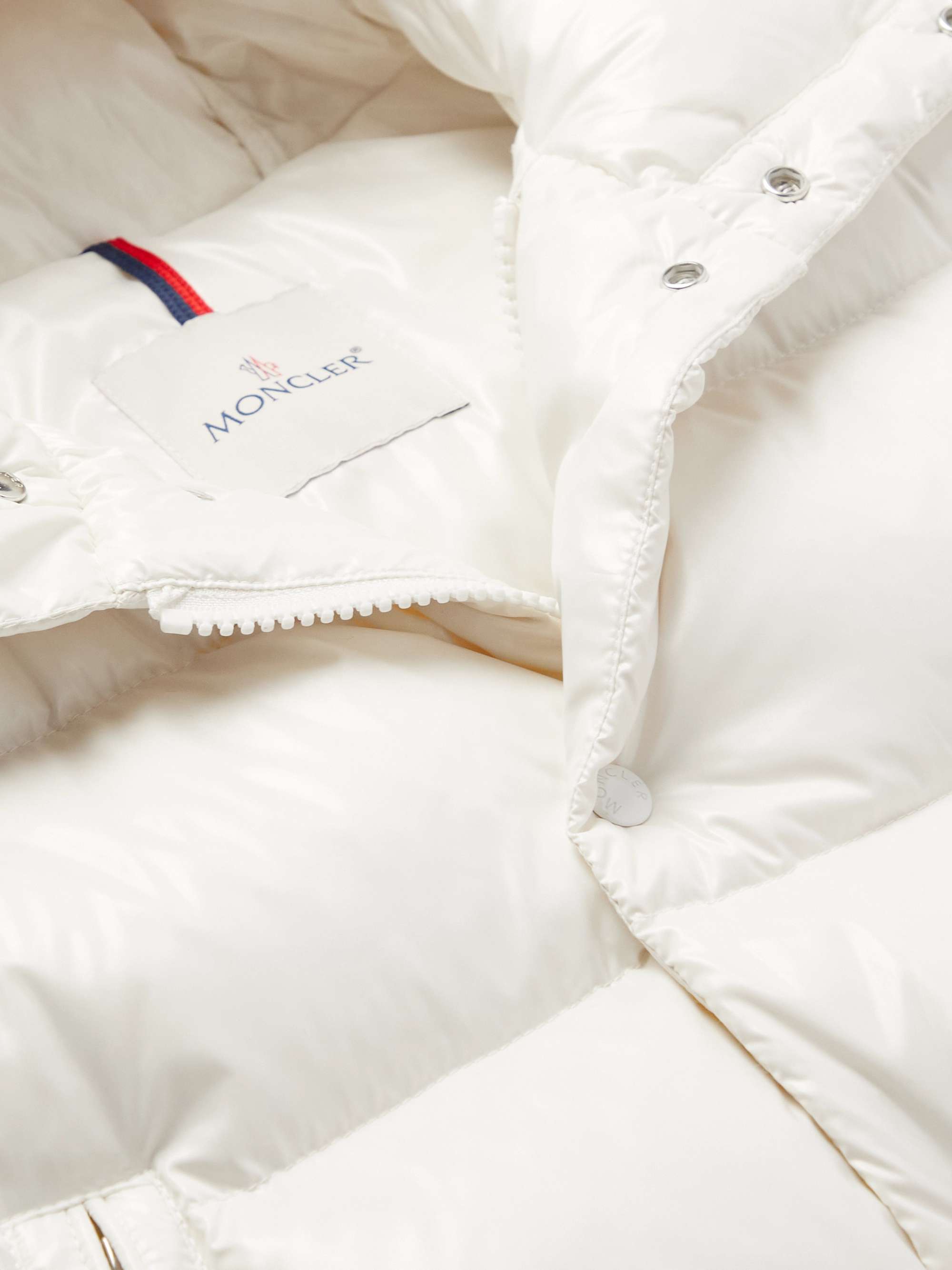 MONCLER Chiablese Quilted Glossed-Shell Hooded Down Jacket
