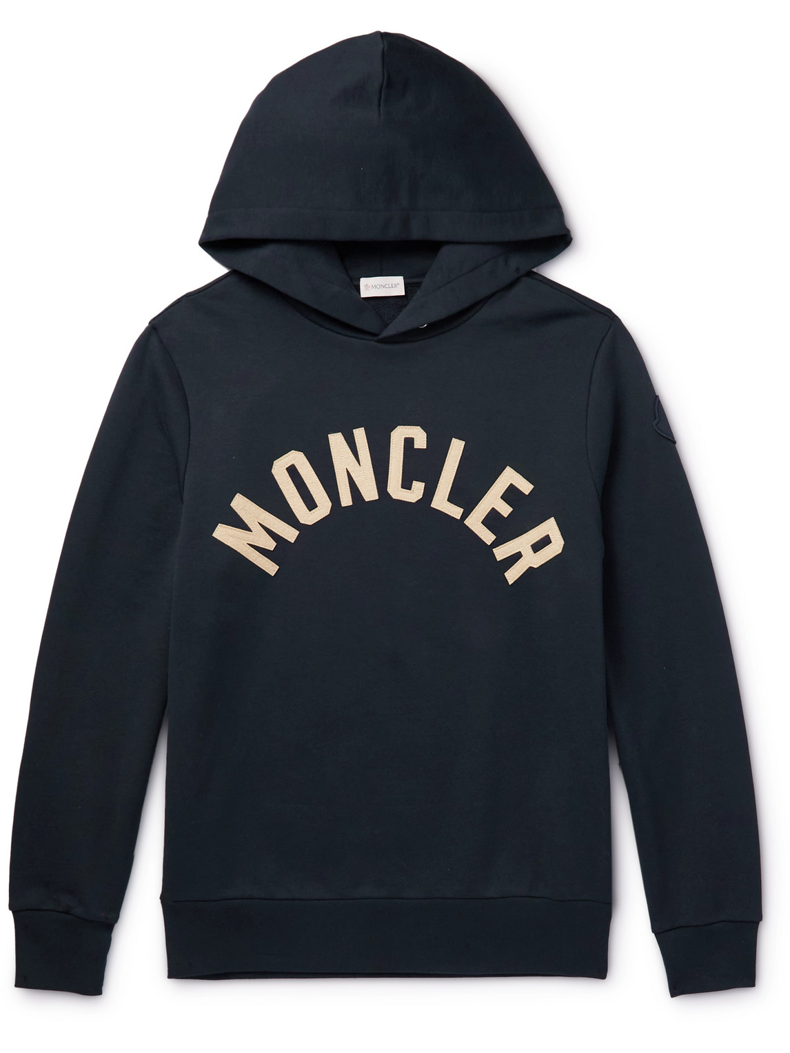 Logo-Embroidered Cotton-Jersey Hoodie