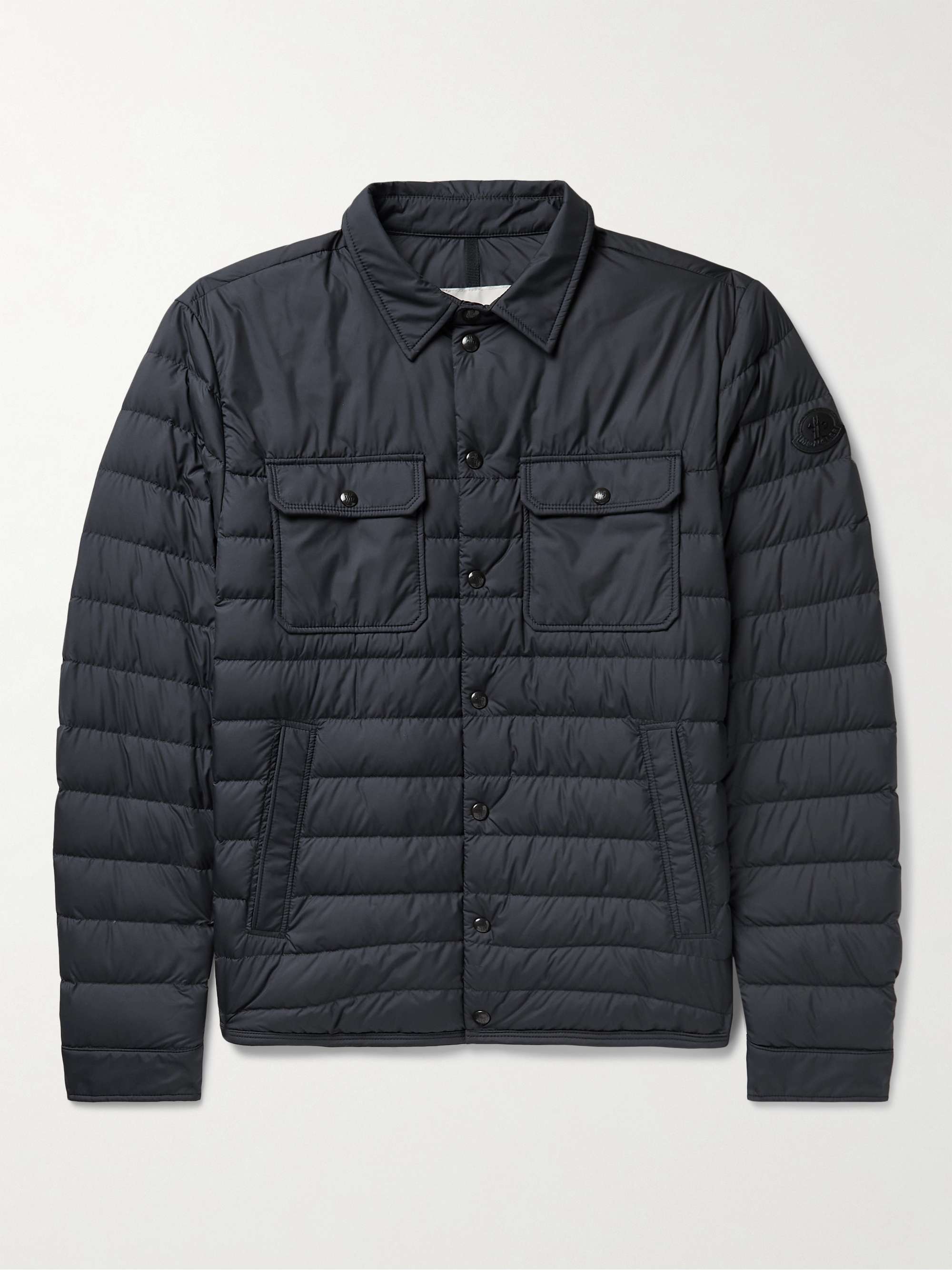 MONCLER Sanary Logo-Appliquéd Quilted Shell Down Jacket