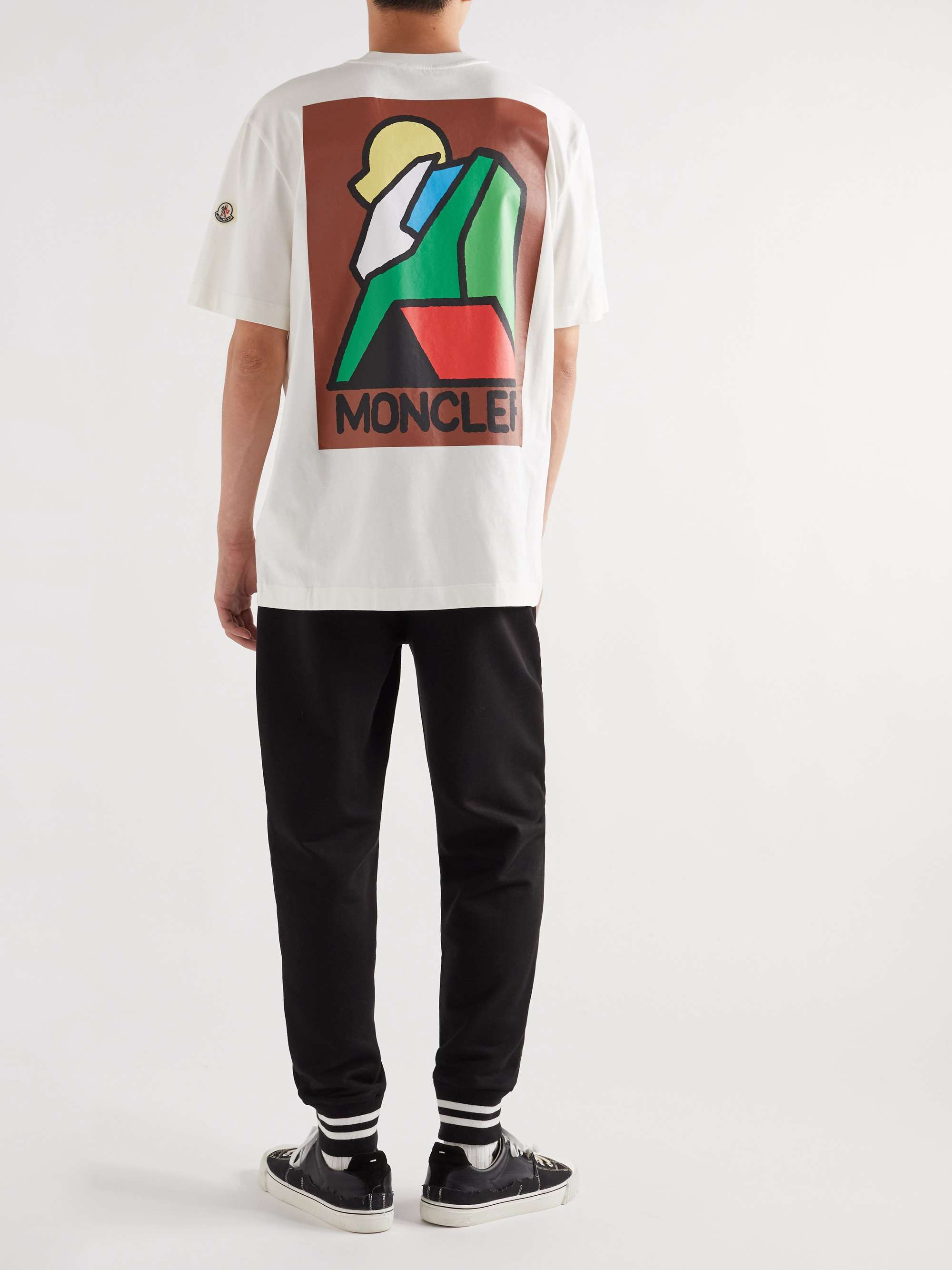 Moncler Logo-Appliqué Cotton T-Shirt