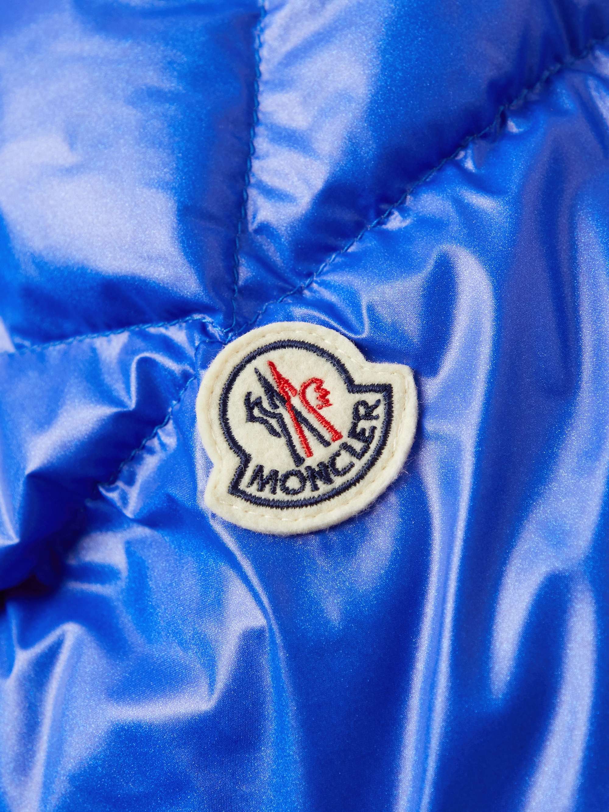 MONCLER Damavand Quilted Glossed-Shell Hooded Down Jacket