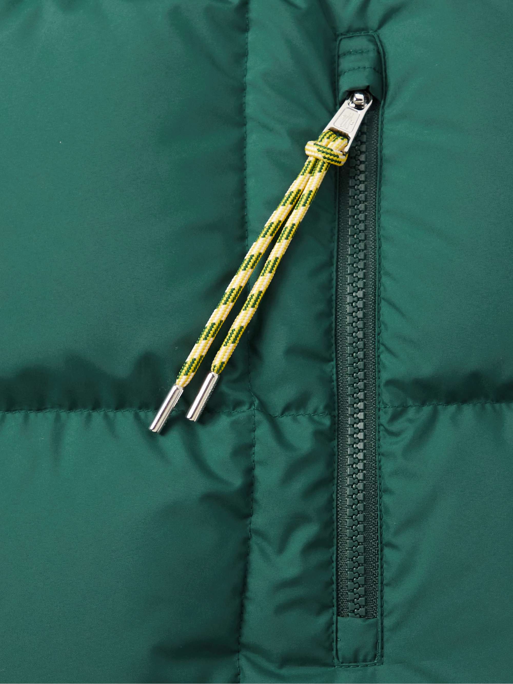 MONCLER Mariveles Logo-Appliquéd Quilted Shell Hooded Down Jacket