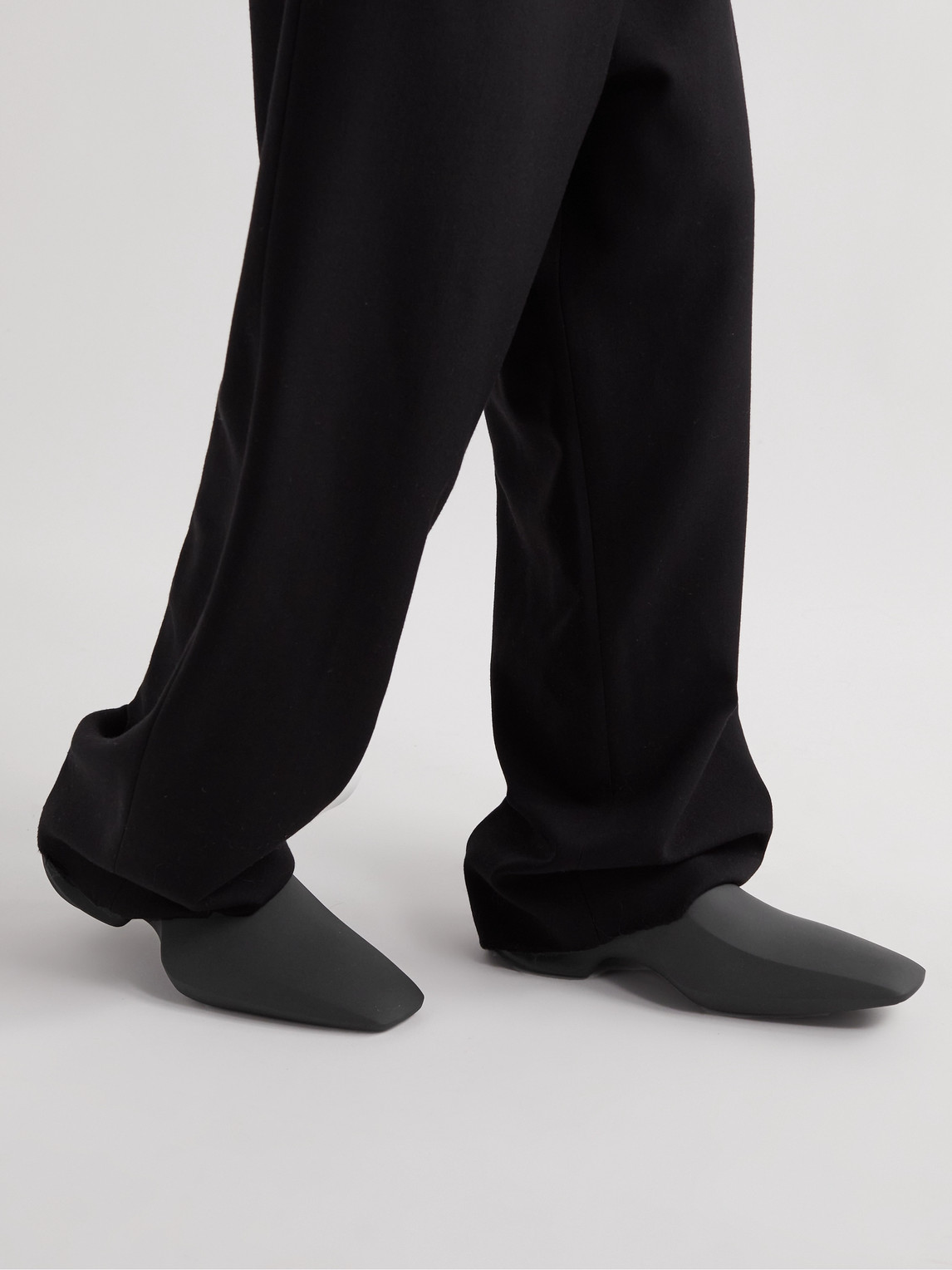 Balenciaga Men's Molded Rubber Space Shoes In Black | ModeSens