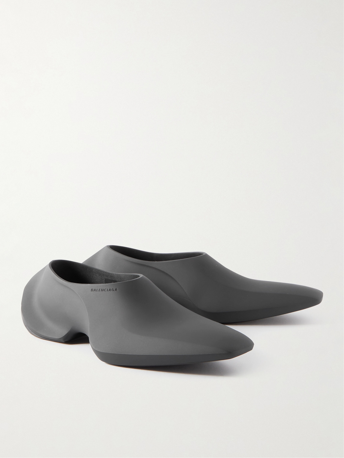 Men's Molded Rubber Space Shoes In Black
