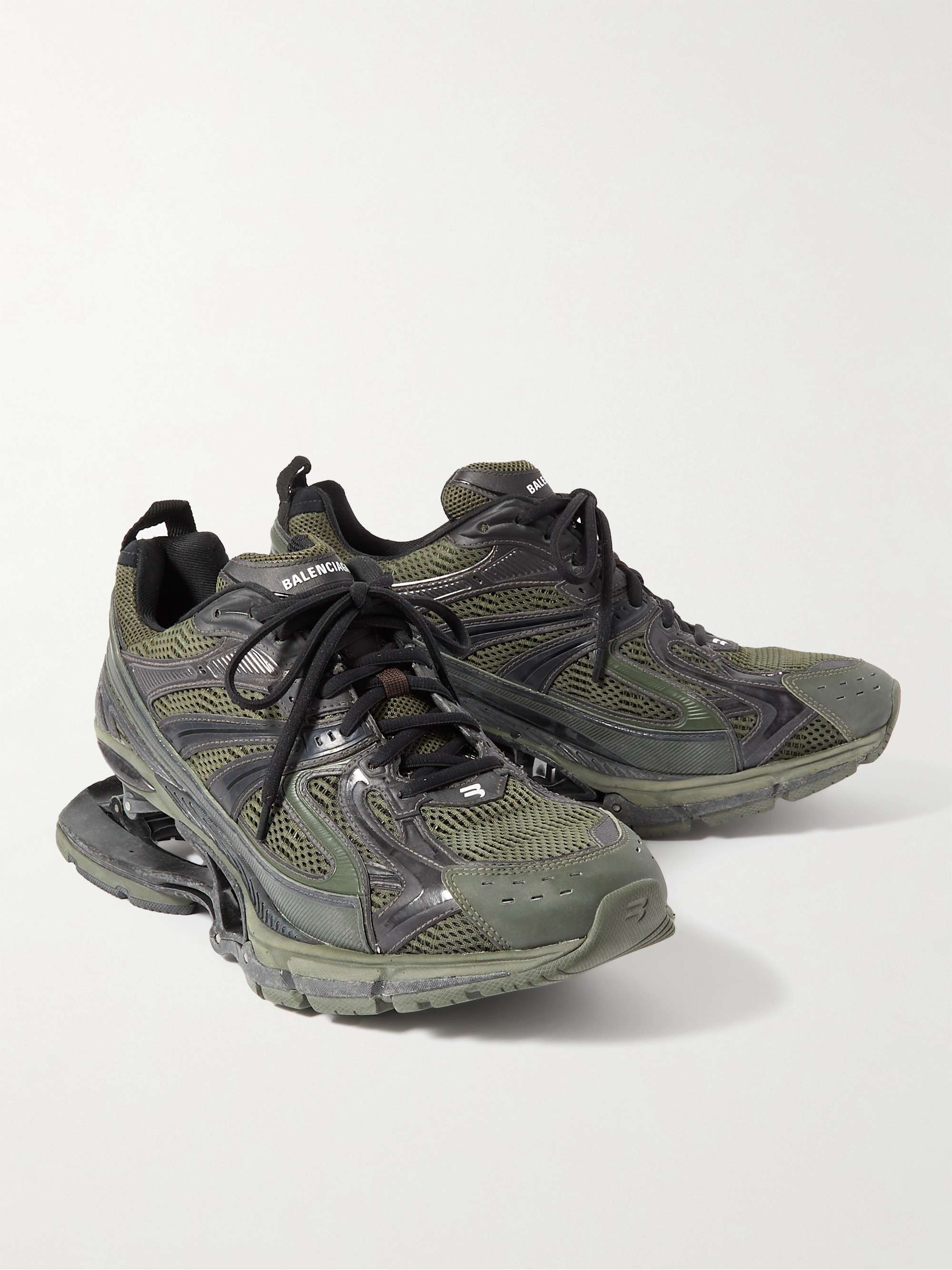 BALENCIAGA X-Pander Mesh and Nylon Sneakers